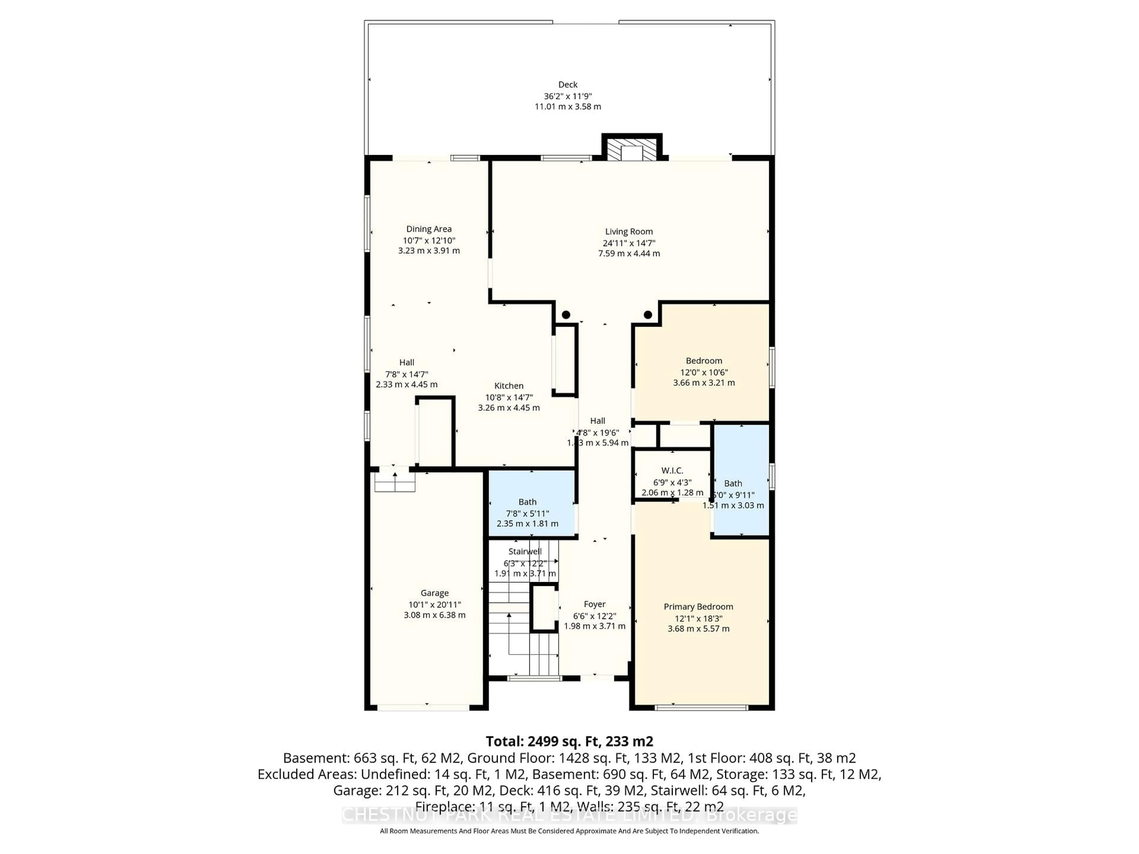Floor plan for 37 Waterbury Cres, Scugog Ontario L9L 1R9