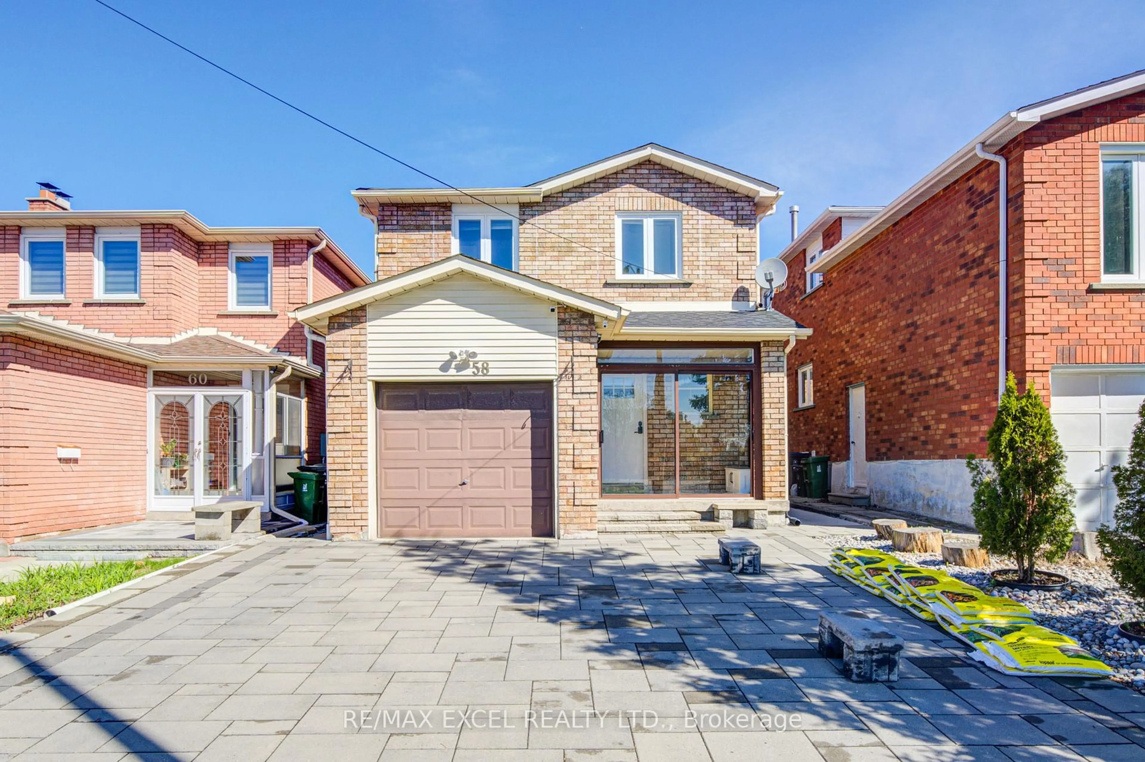 Home with brick exterior material, street for 58 Alanbull Sq, Toronto Ontario M1V 4M1