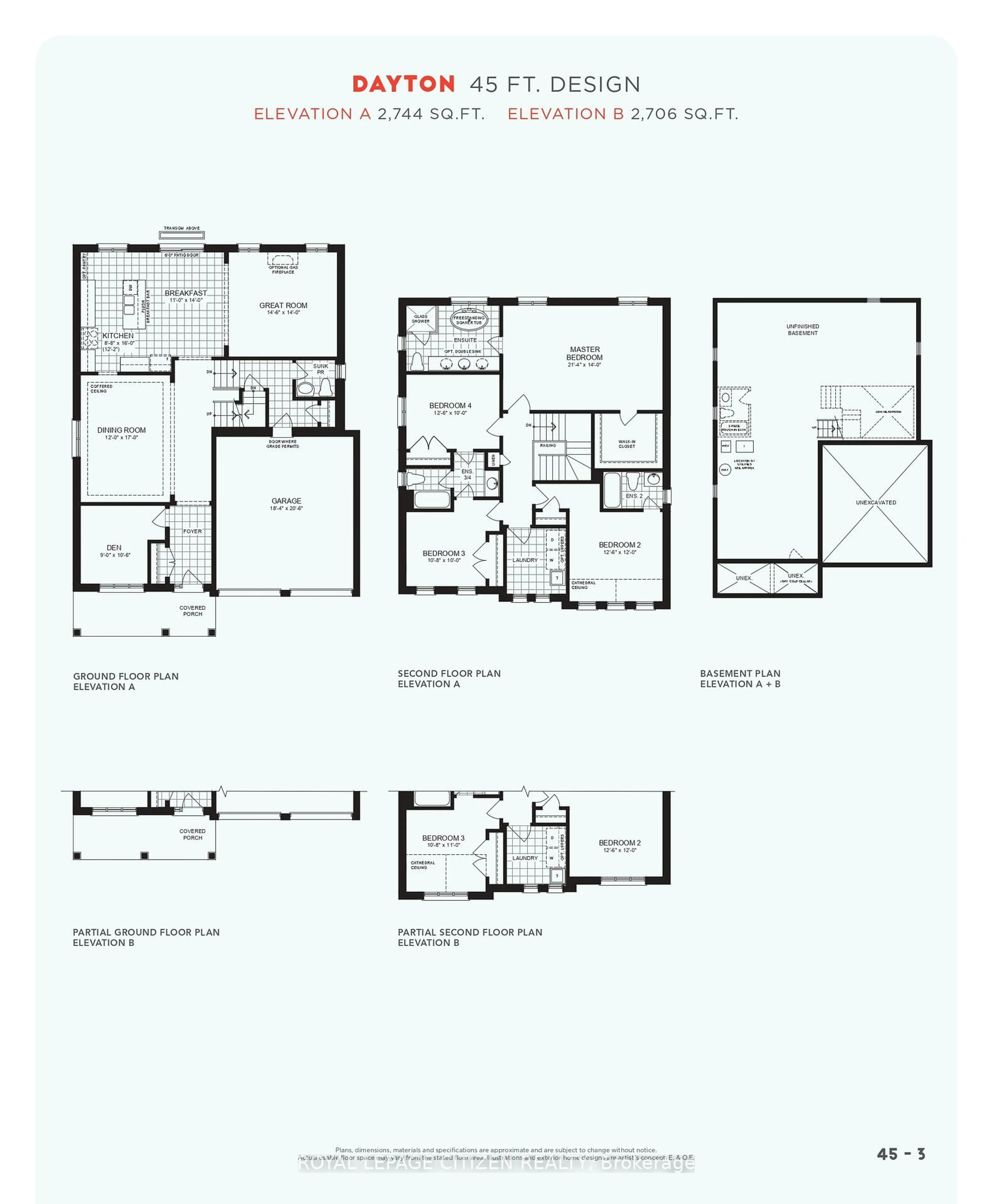 Floor plan for 14 North Garden Blvd #Lot #84, Scugog Ontario L9L 2C7
