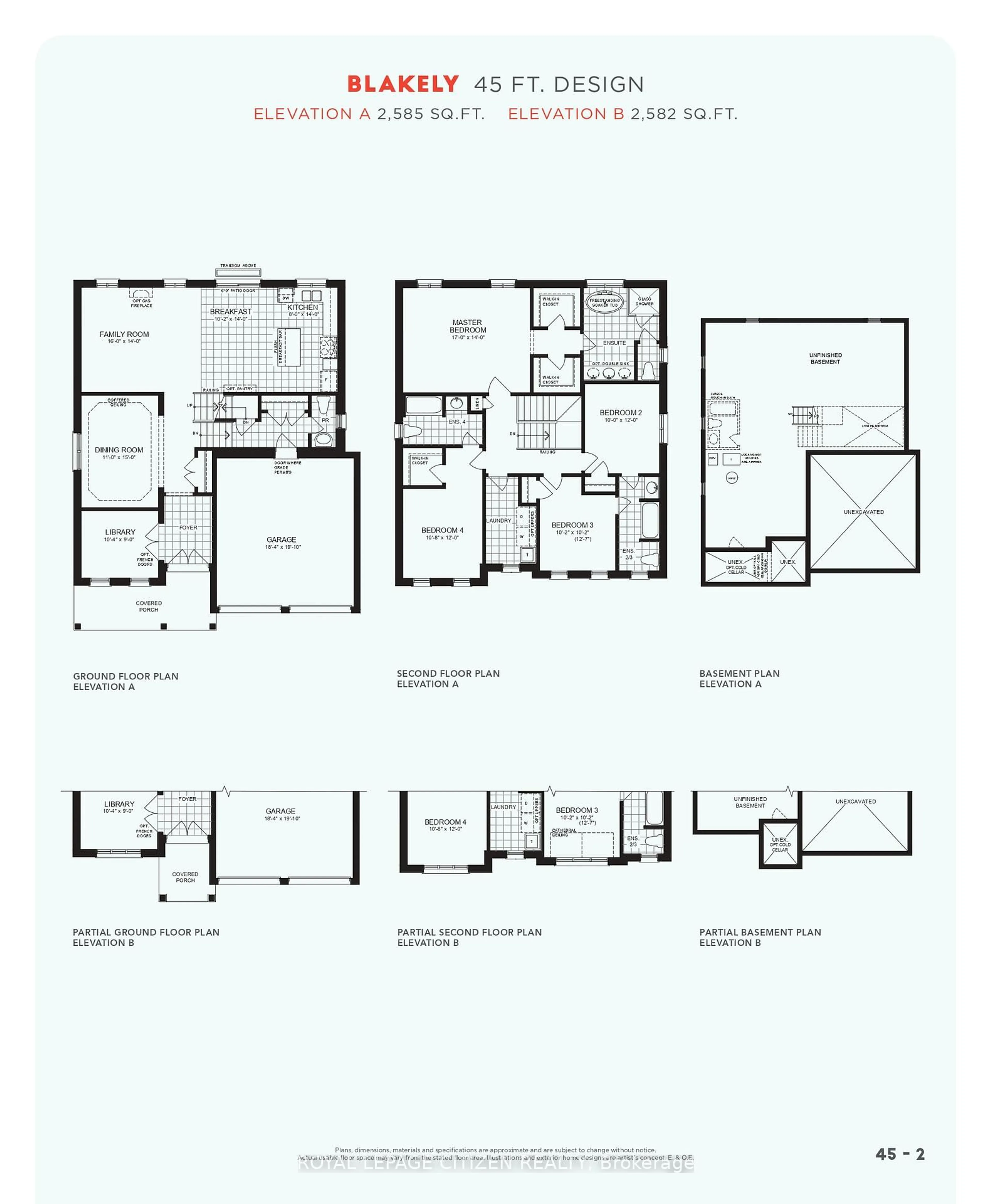 Floor plan for 18 North Garden Blvd #Lot 95, Scugog Ontario L9L 1B3
