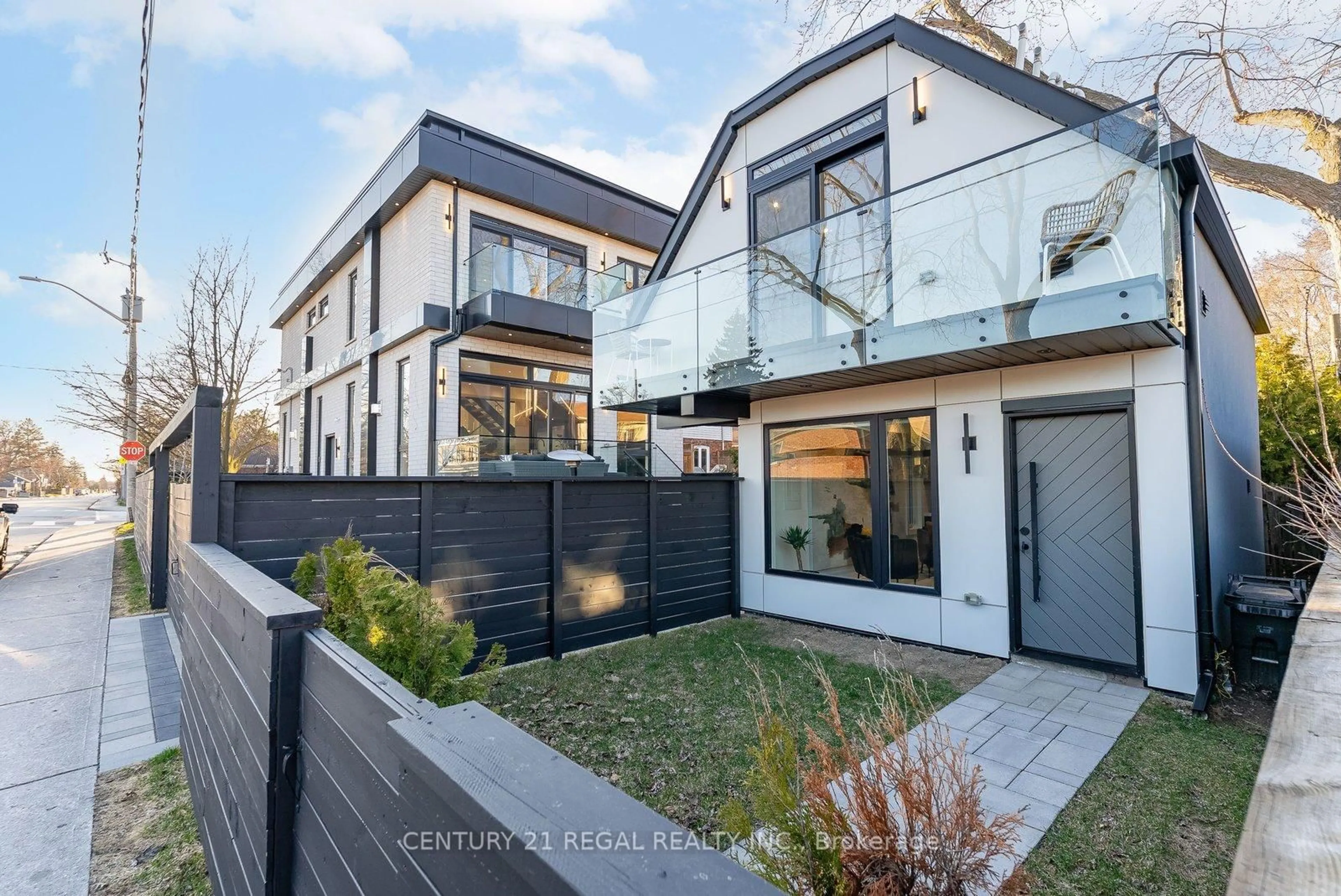 Home with brick exterior material, street for 171 Durant Ave, Toronto Ontario M4J 4W5