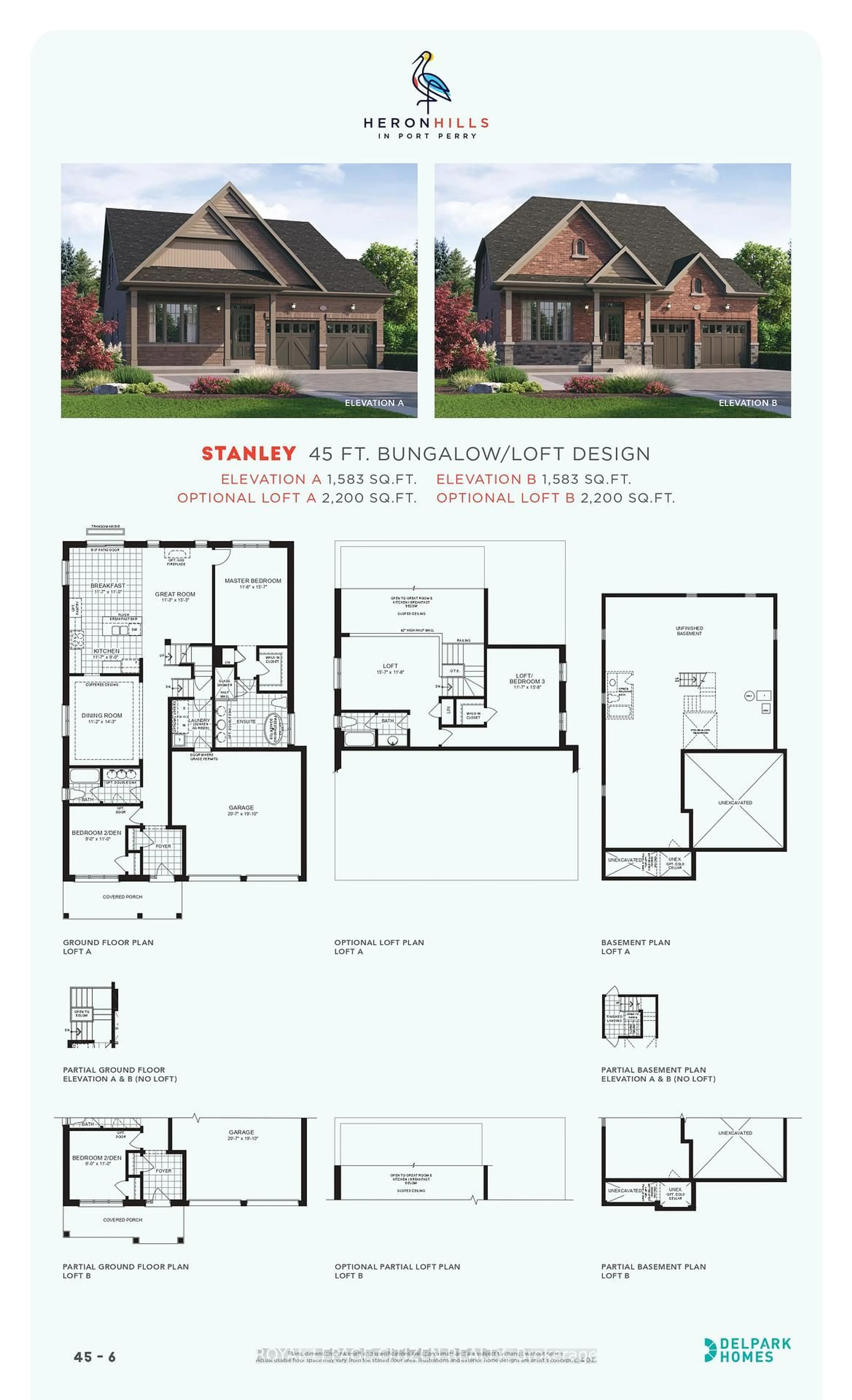 Floor plan for 26 North Garden Blvd #Lot #93, Scugog Ontario L9L 1B3