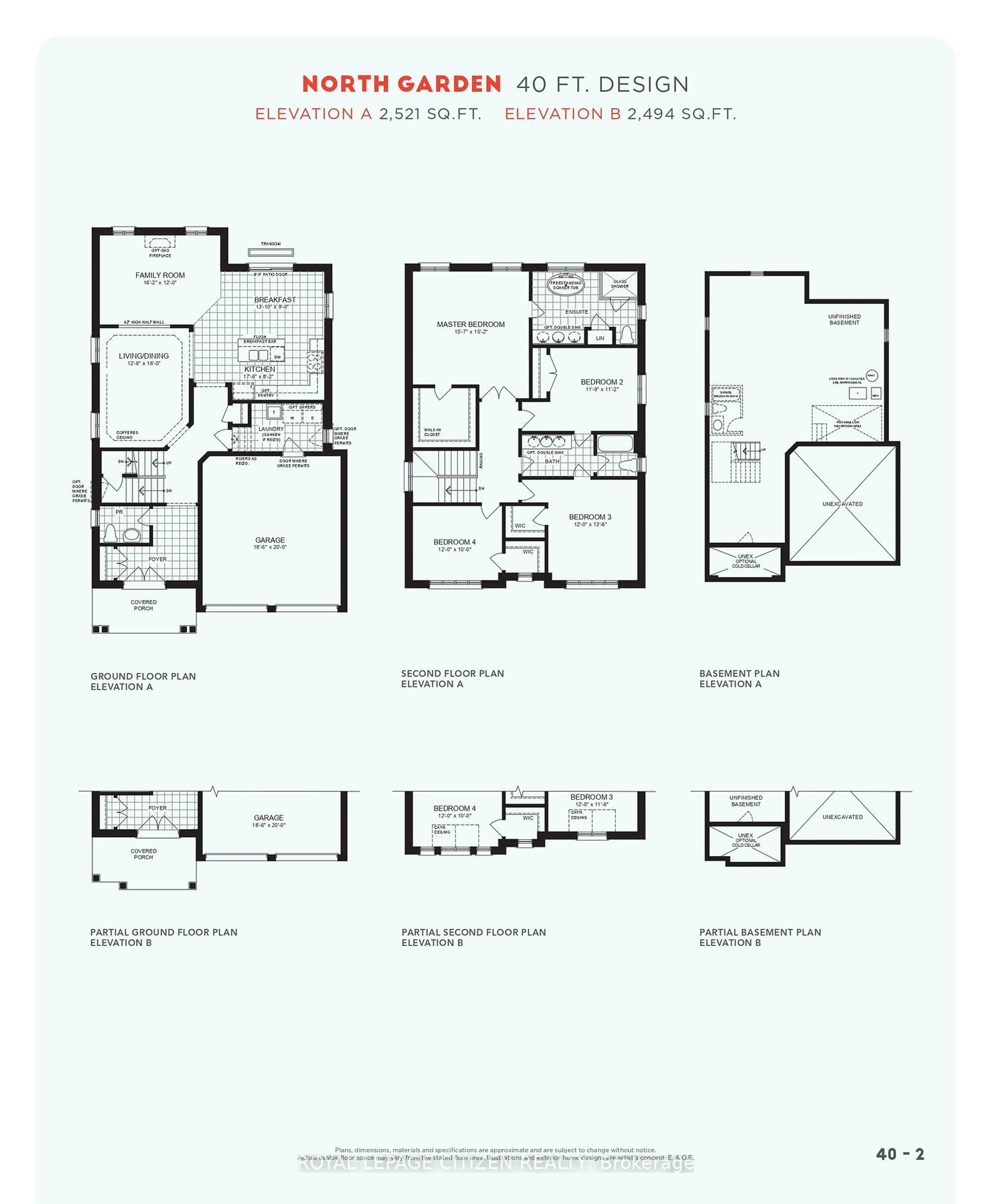 Floor plan for 34 North Garden Blvd, Scugog Ontario L9L 1B3