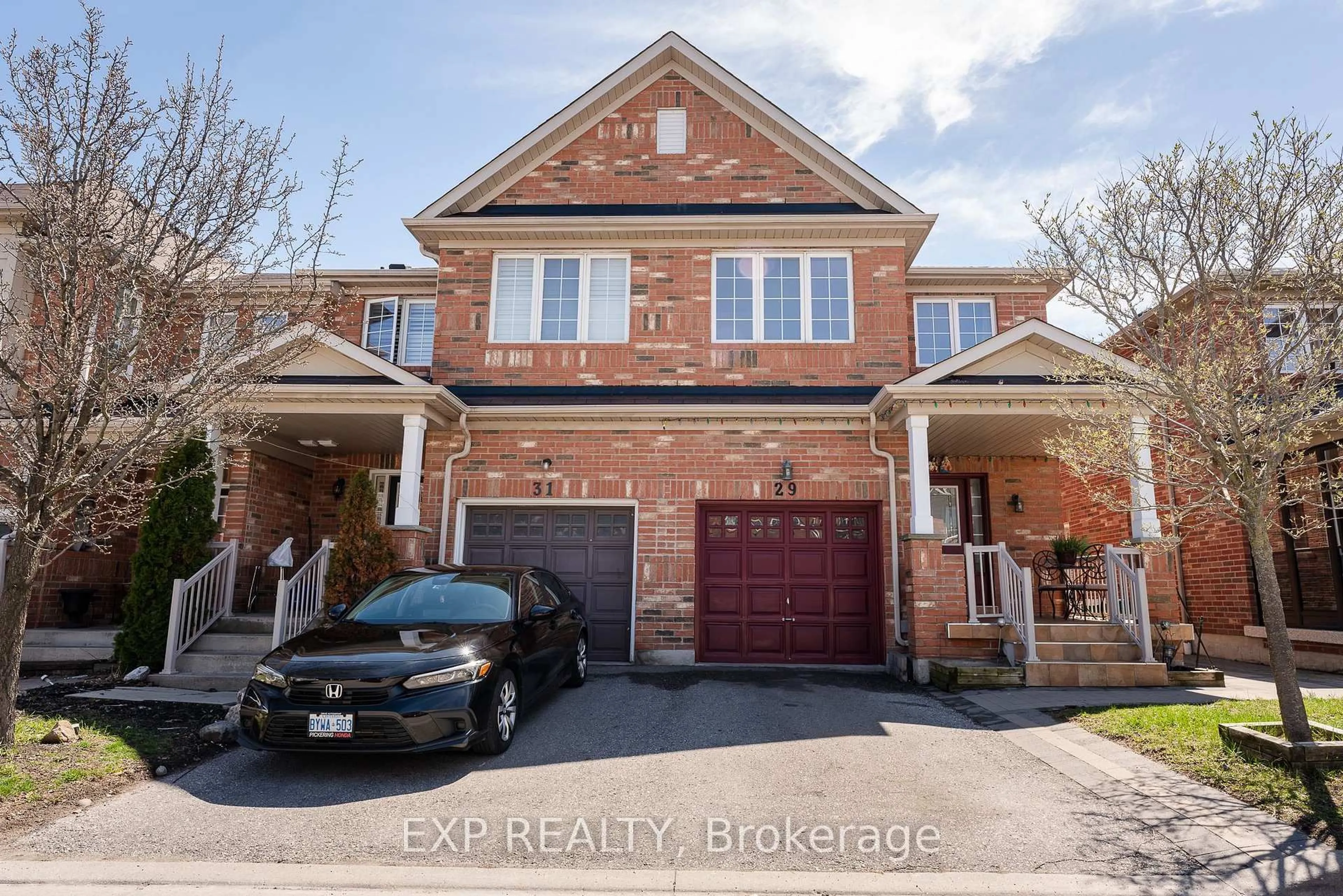 Home with brick exterior material, street for 29 Michaelman Rd, Ajax Ontario L1S 0C9