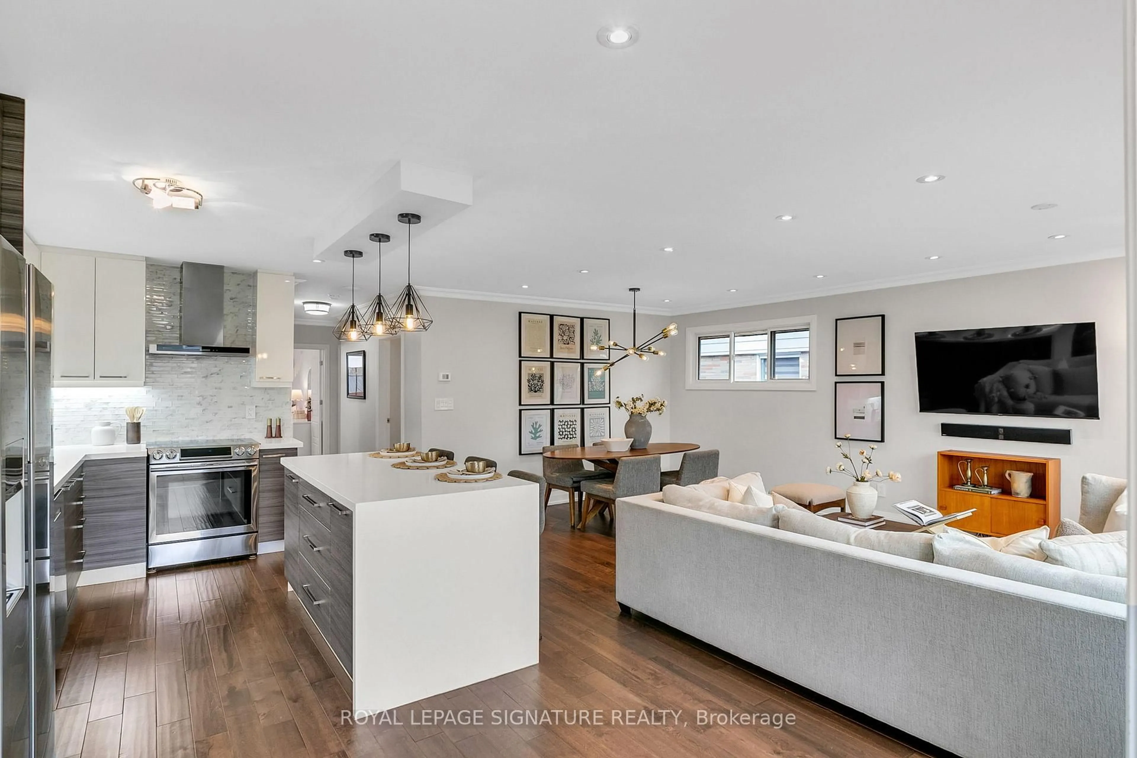 Open concept kitchen, unknown for 125 Budea Cres, Toronto Ontario M1R 4W2