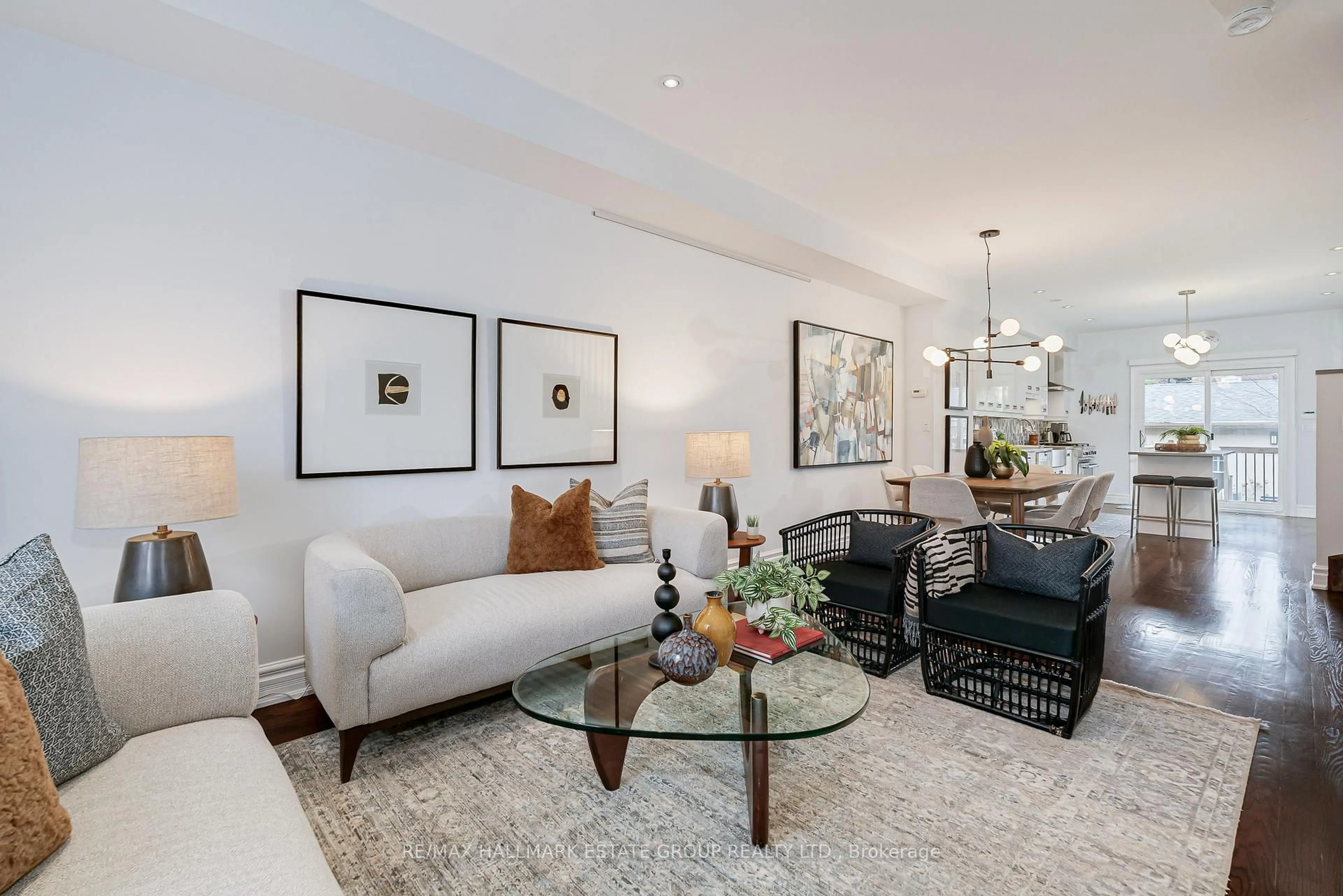 Living room with furniture, unknown for 108 Pape Ave, Toronto Ontario M4M 2V8