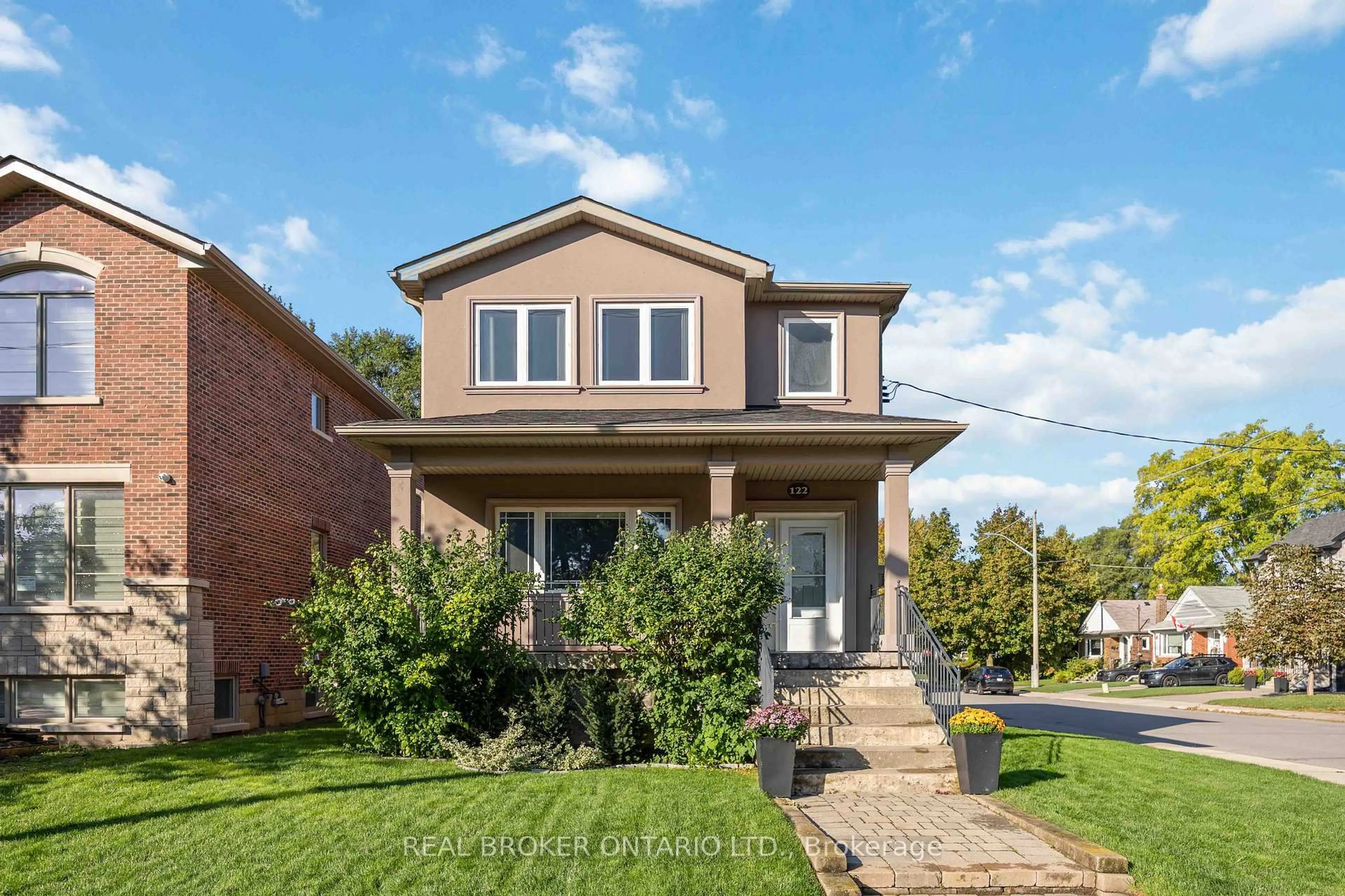Home with brick exterior material, street for 122 Cedarcrest Blvd, Toronto Ontario M4B 2P3