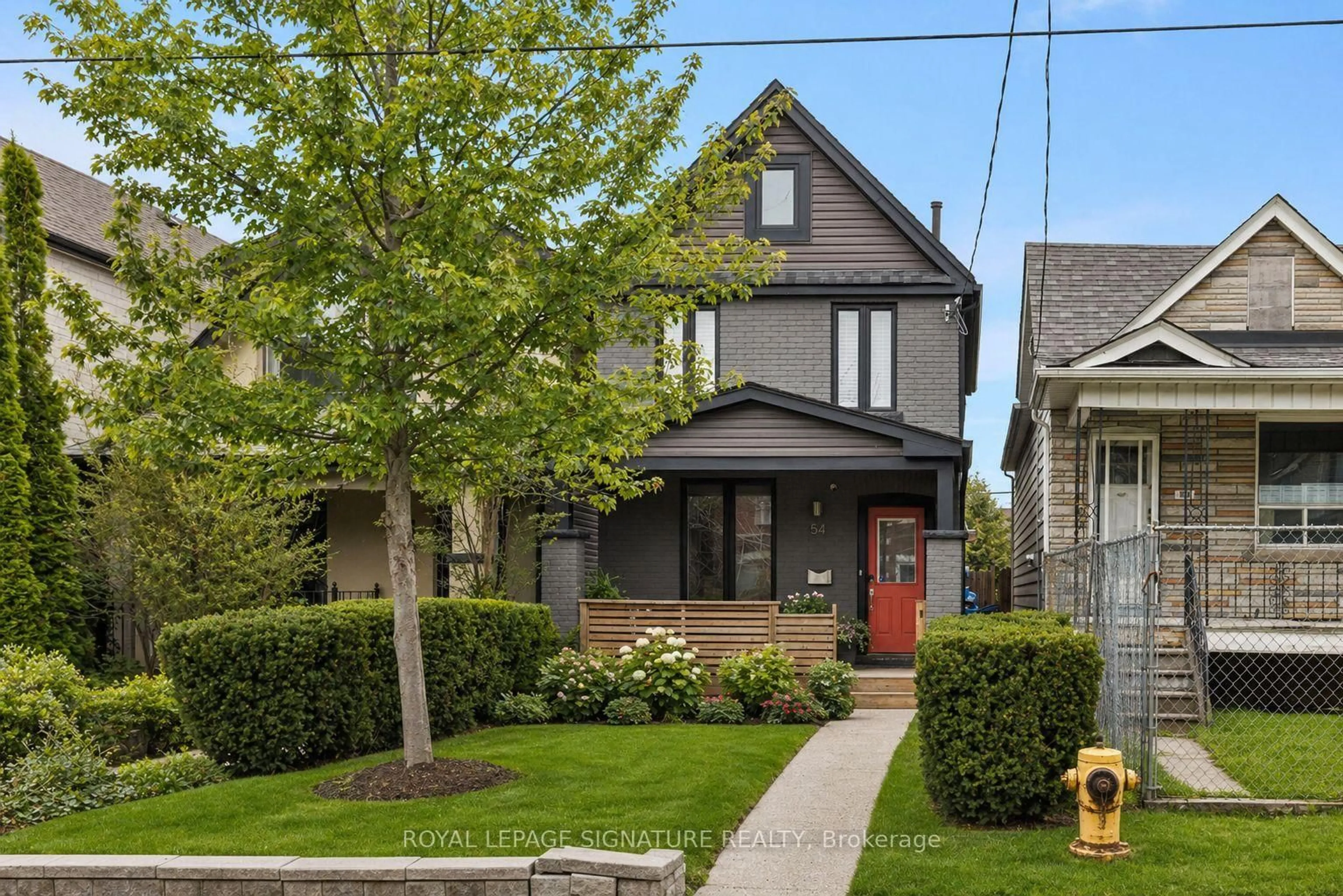 Home with brick exterior material, street for 54 Eaton Ave, Toronto Ontario M4J 2Z5