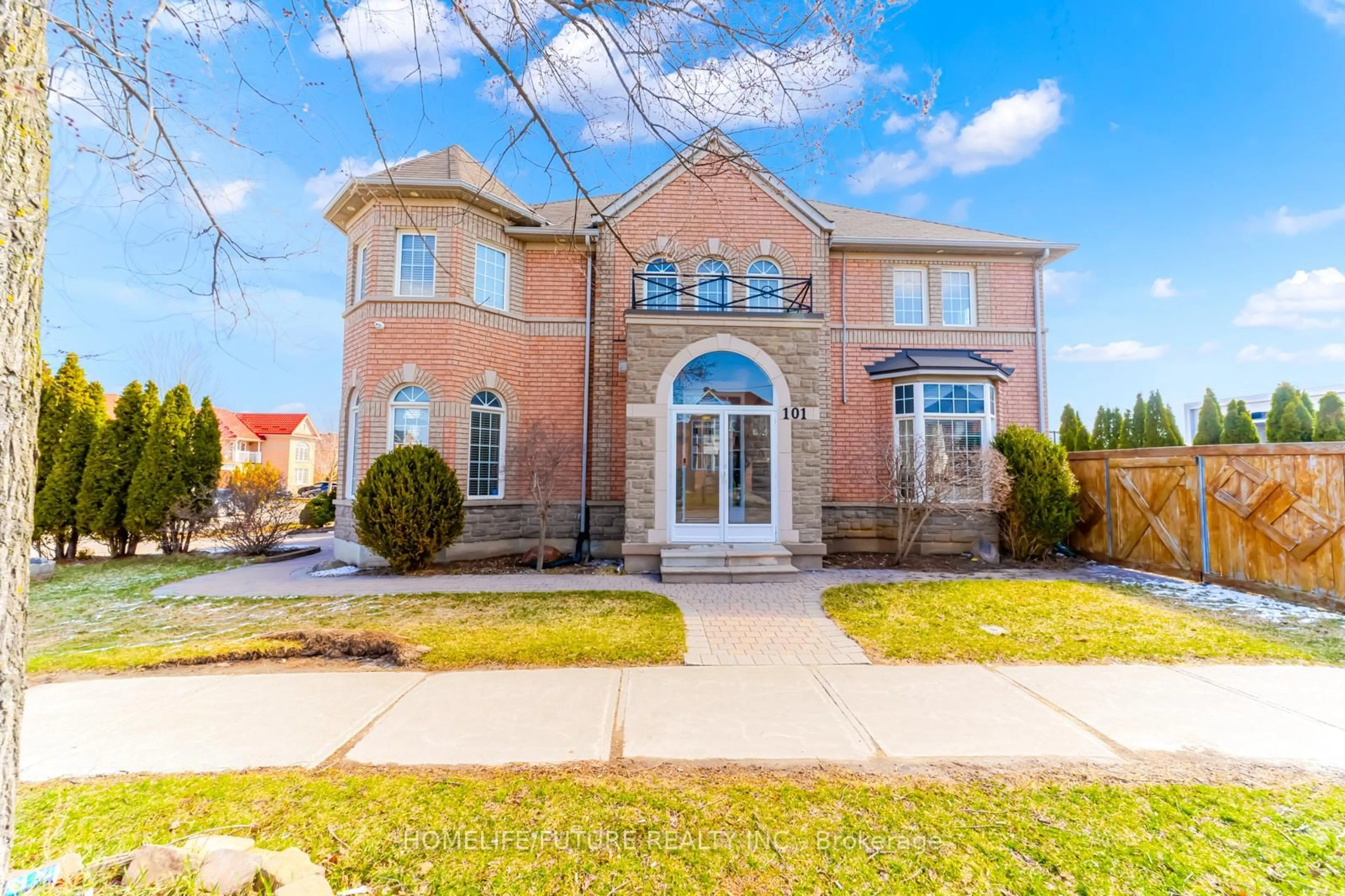 Home with brick exterior material, street for 101 Oasis Blvd, Toronto Ontario M1X 1X2