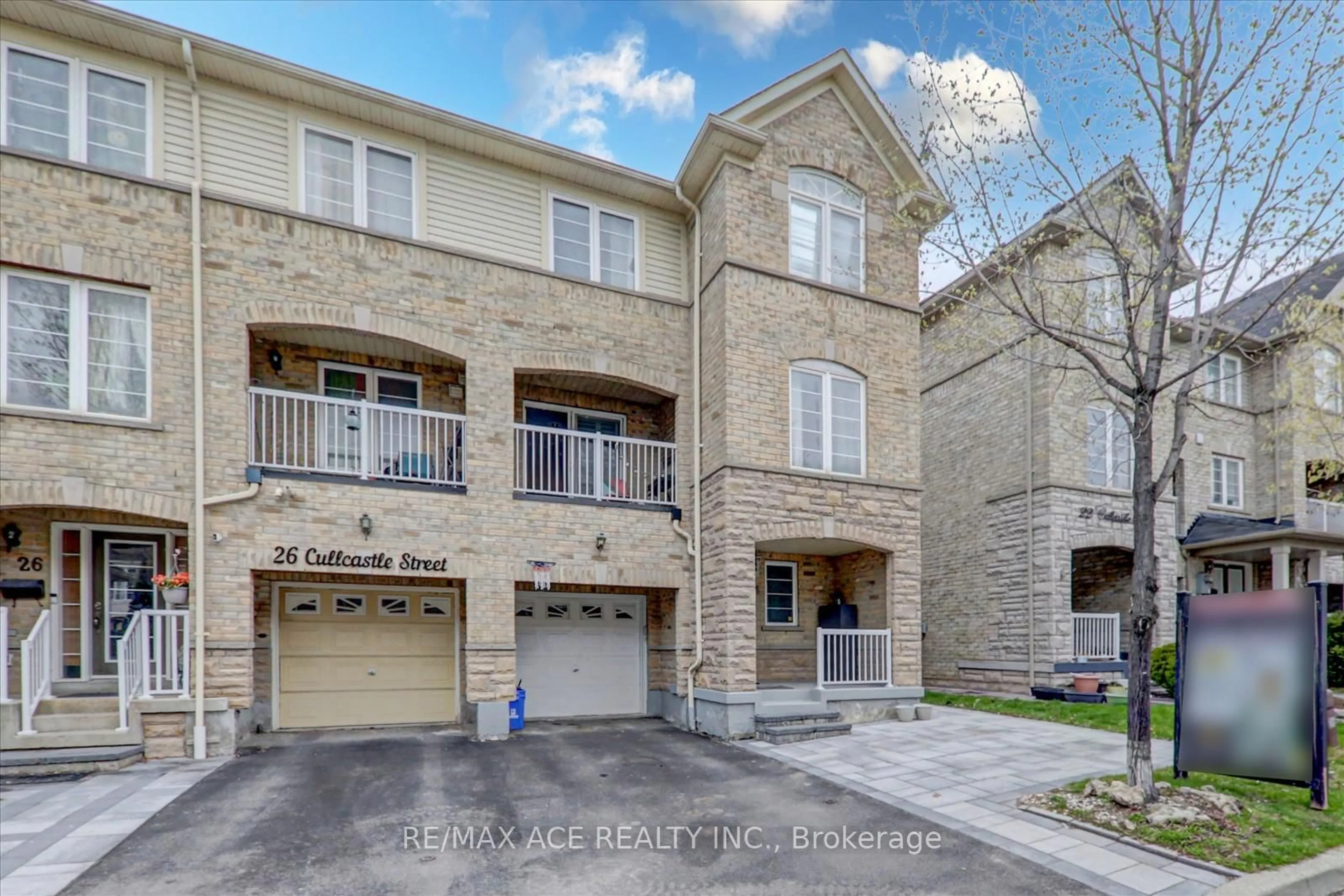 Home with brick exterior material, street for 24 Cullcastle St, Ajax Ontario L1S 0A8