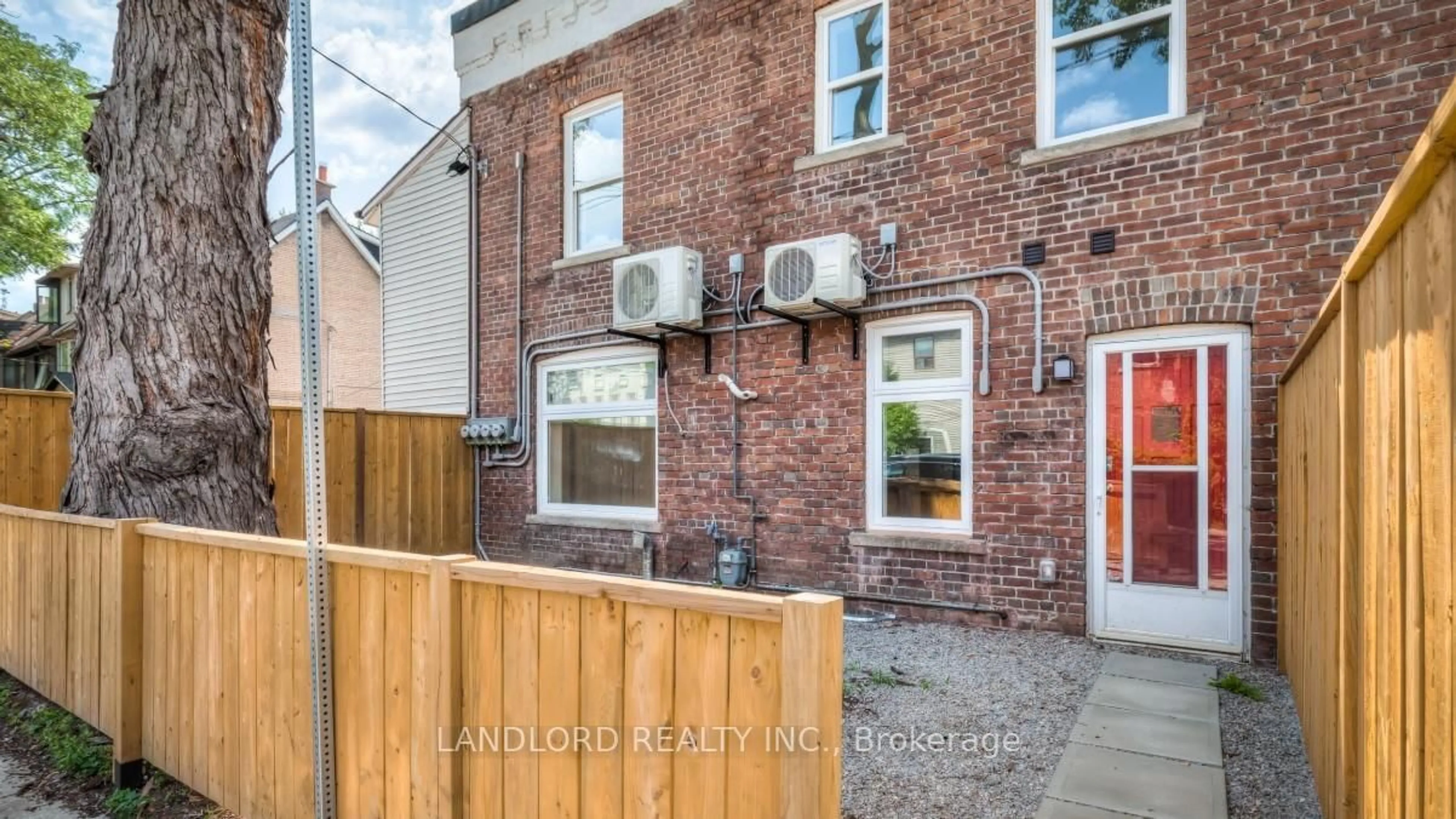 Home with brick exterior material, street for 601 Logan Ave, Toronto Ontario M4K 3B9