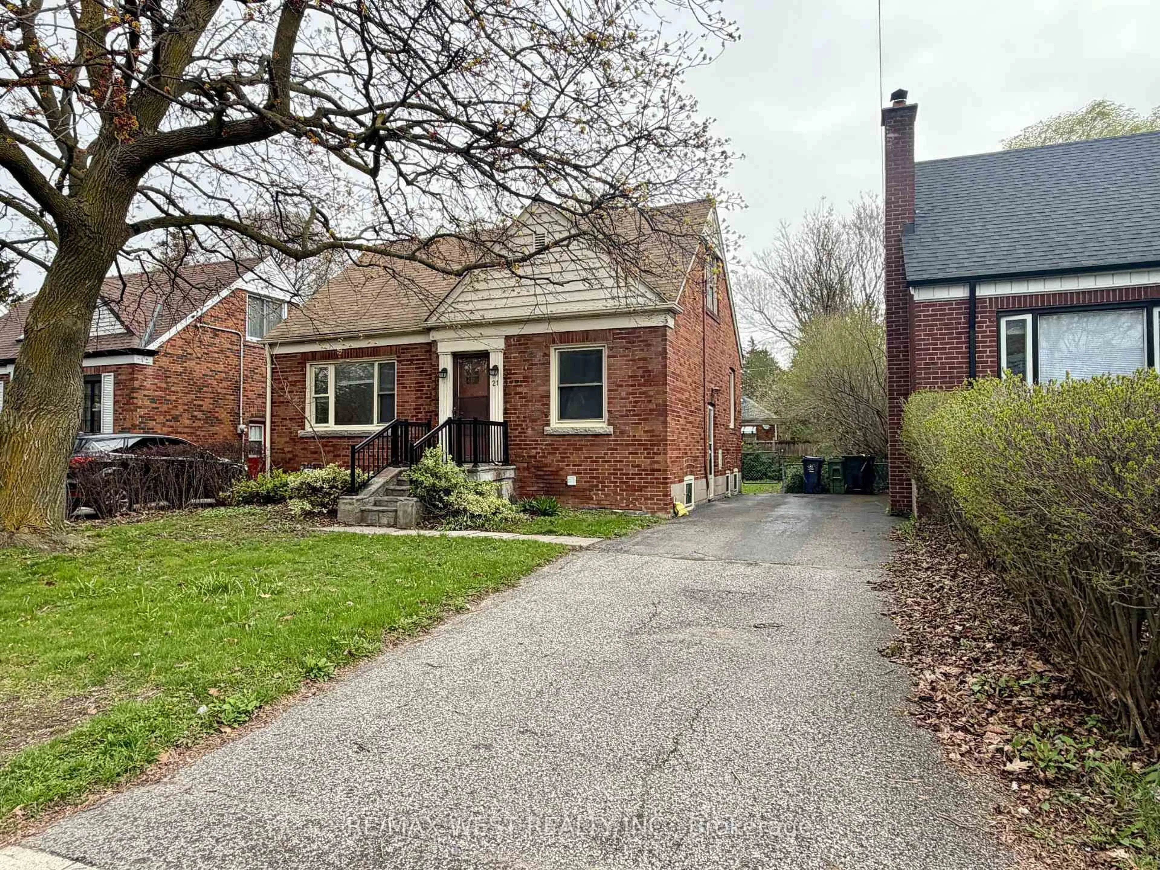 Home with brick exterior material, street for 21 Plaxton Dr, Toronto Ontario M4B 2P6