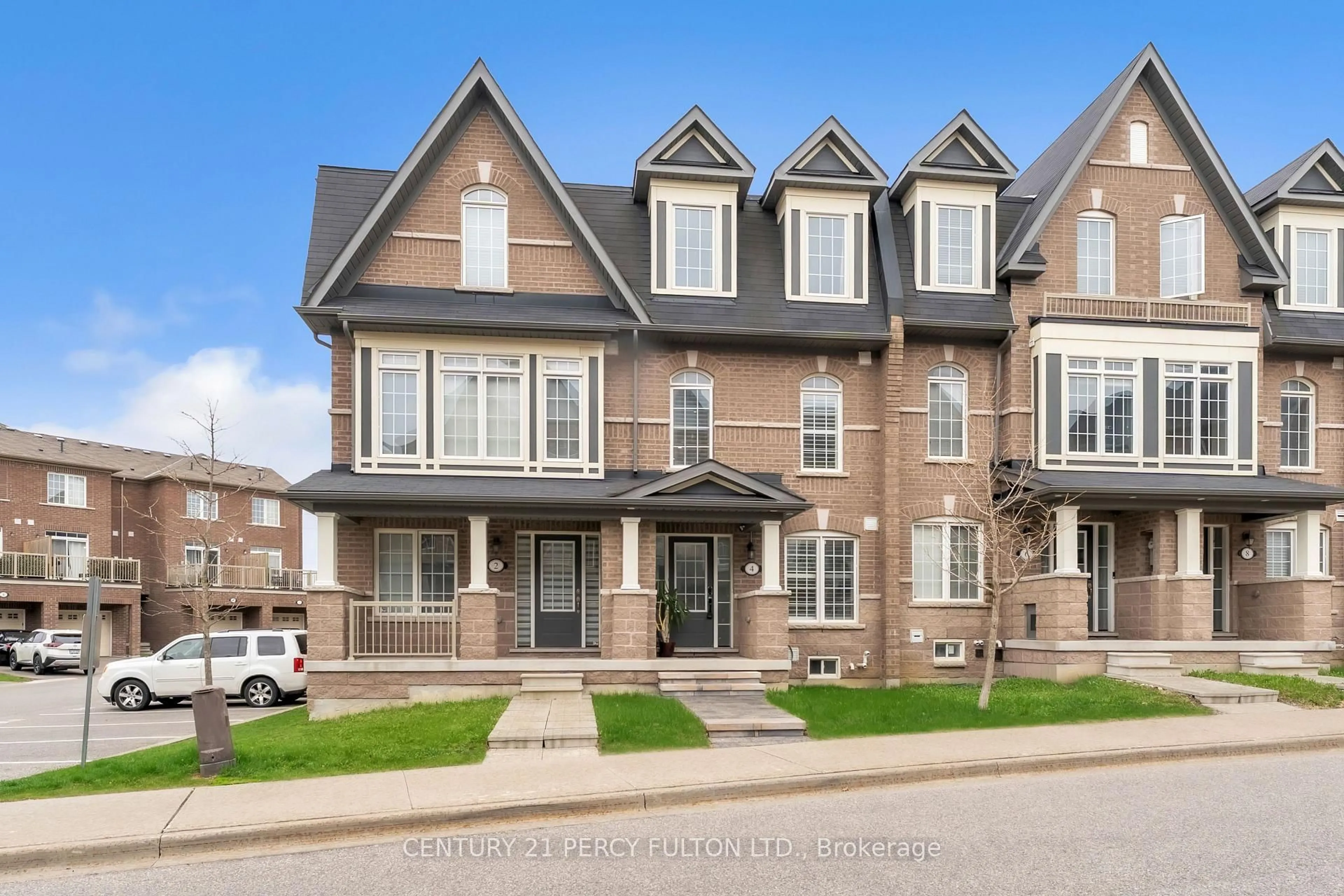 Home with brick exterior material, street for 4 Graywardine Lane, Ajax Ontario L1Z 0R9