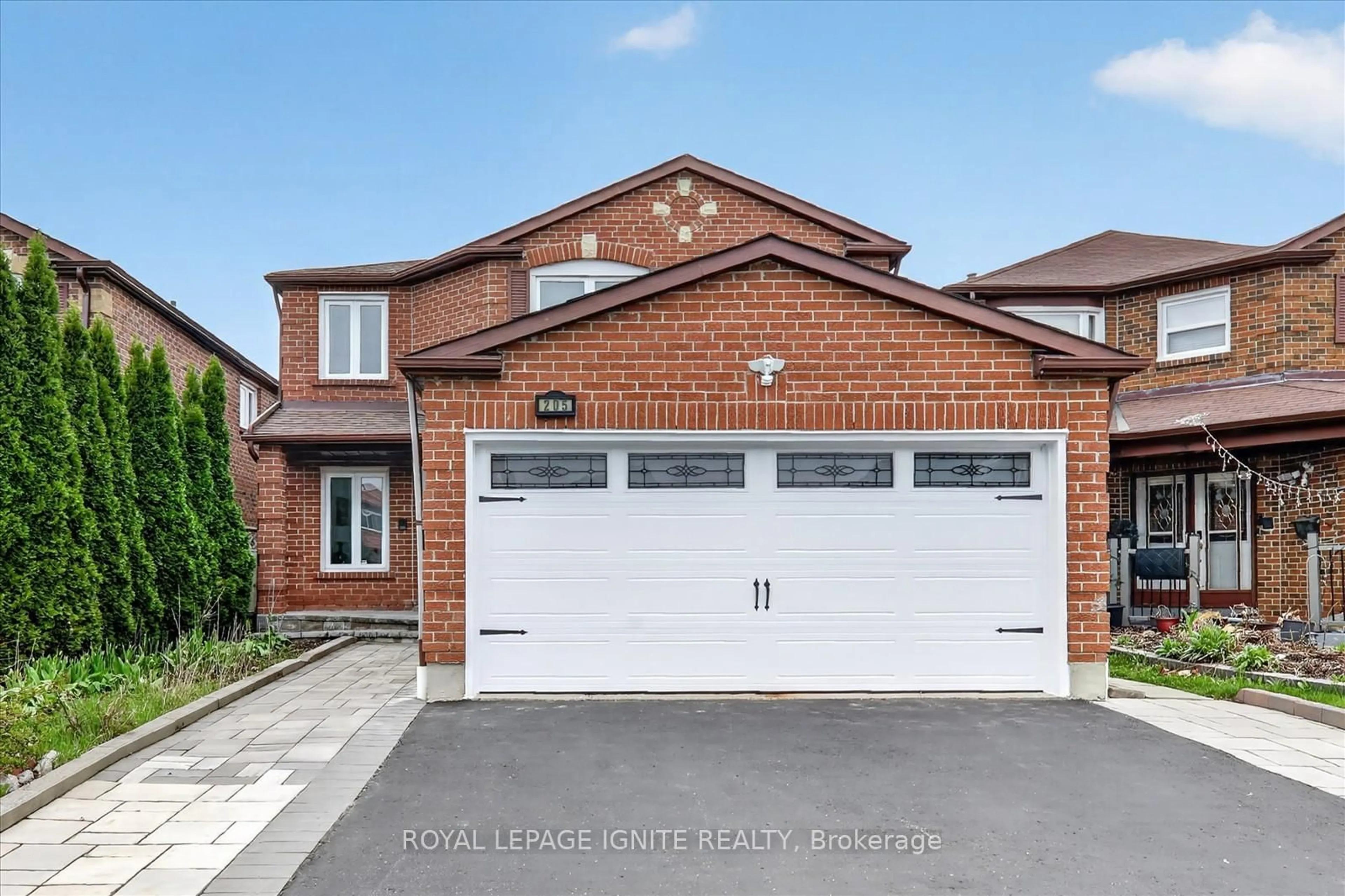 Home with brick exterior material, street for 205 Hupfield Tr, Toronto Ontario M1B 4N9