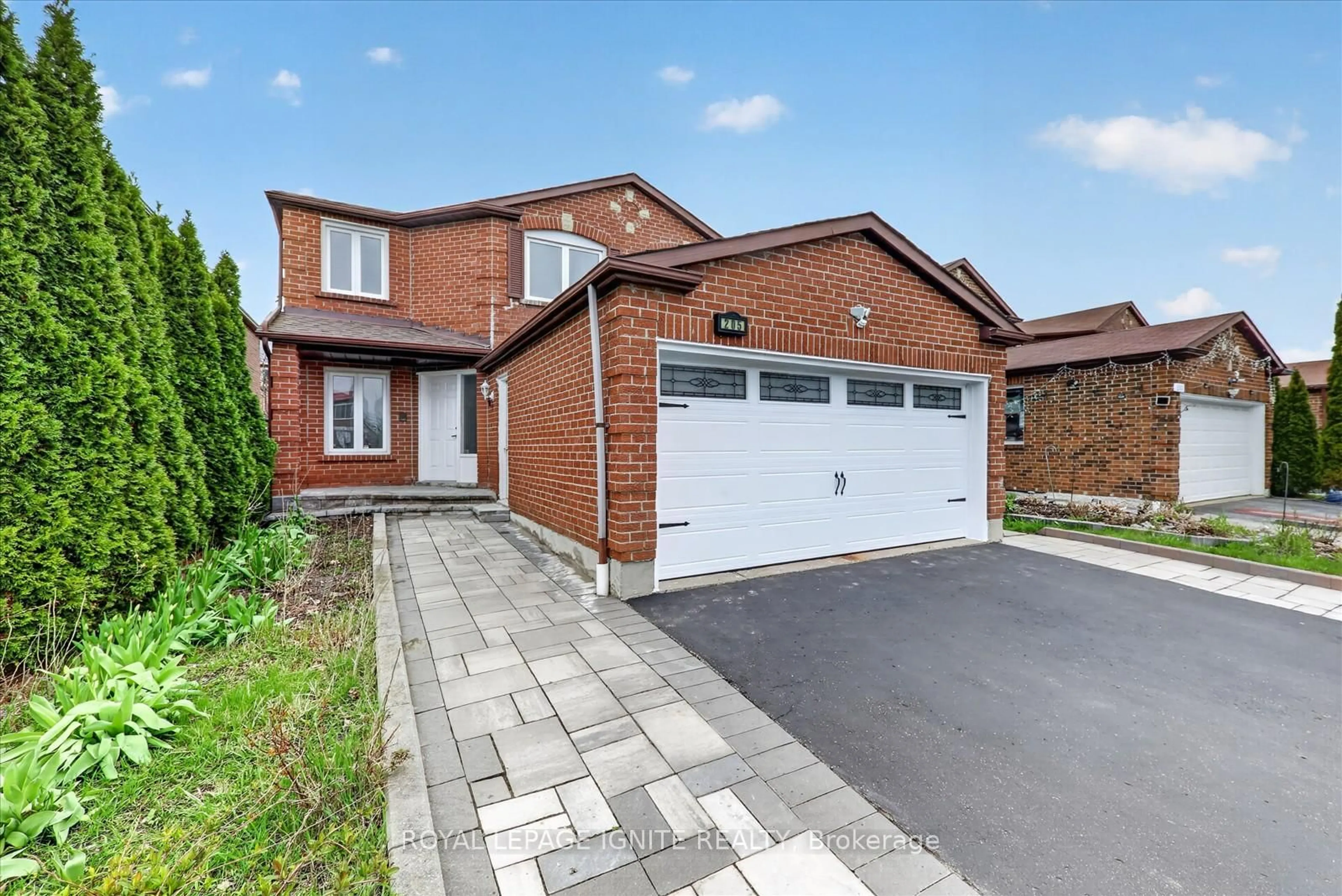 Home with brick exterior material, street for 205 Hupfield Tr, Toronto Ontario M1B 4N9