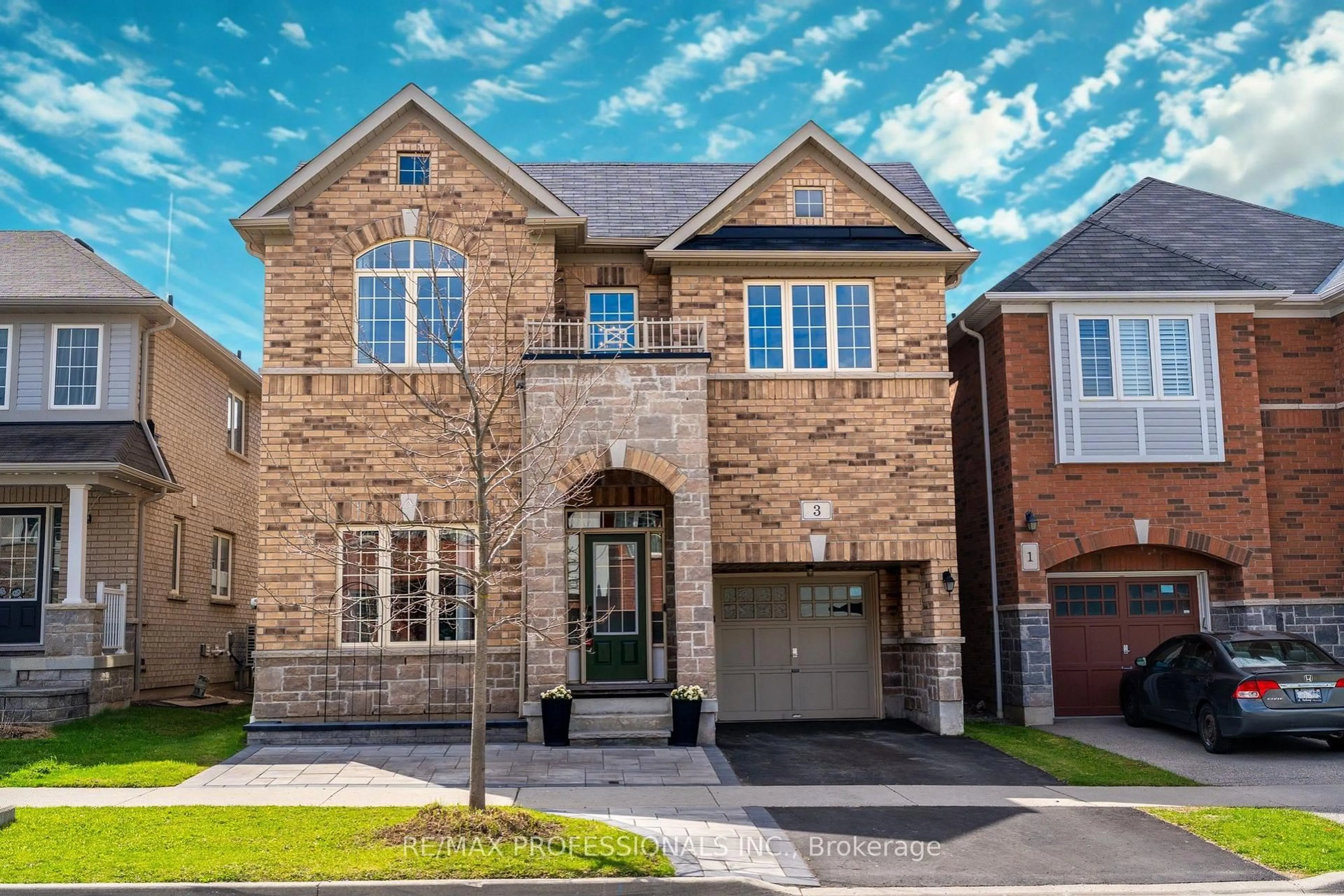 Home with brick exterior material, street for 3 Skelton Cres, Ajax Ontario L1Z 0S2