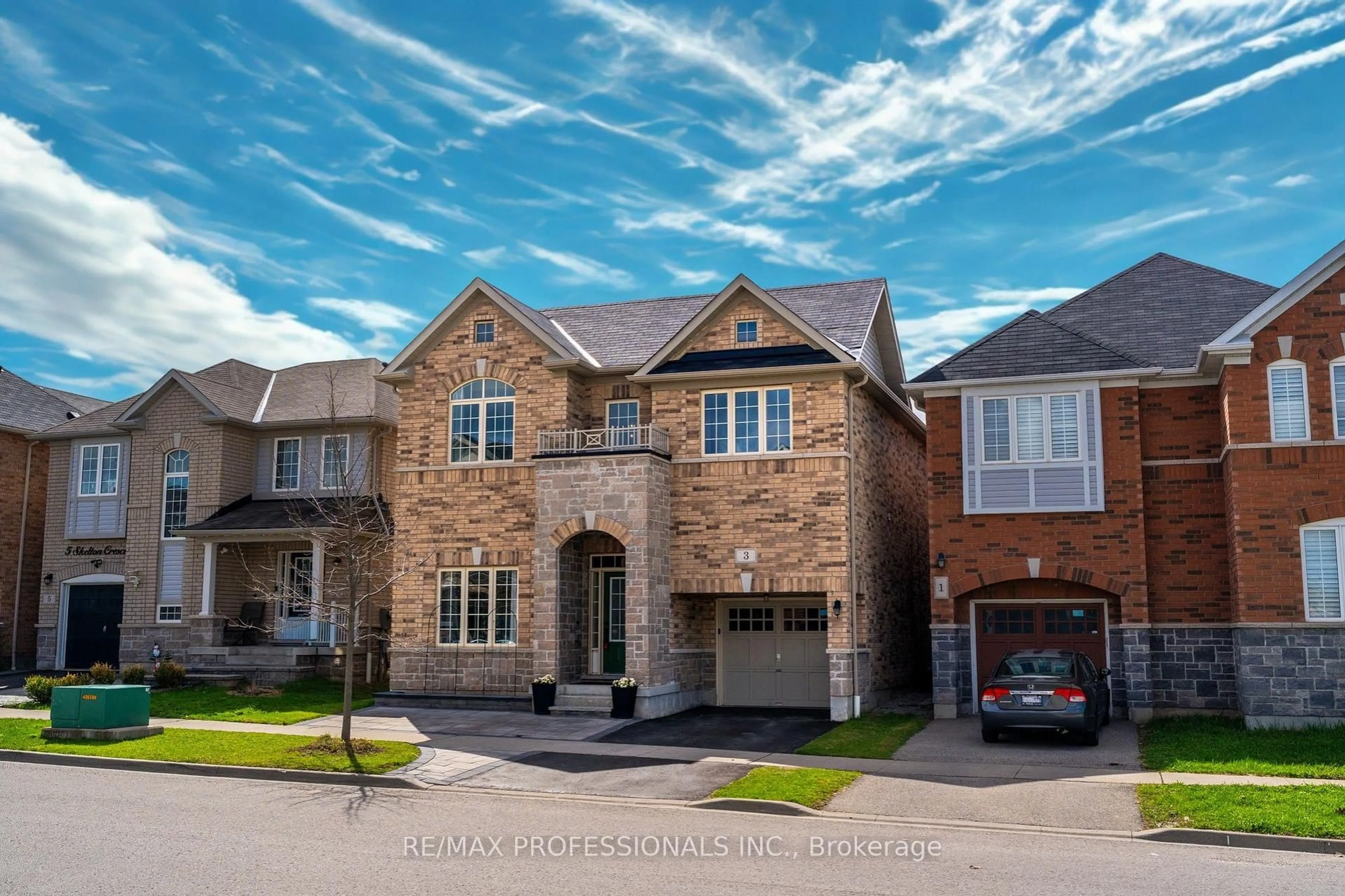Home with brick exterior material, street for 3 Skelton Cres, Ajax Ontario L1Z 0S2