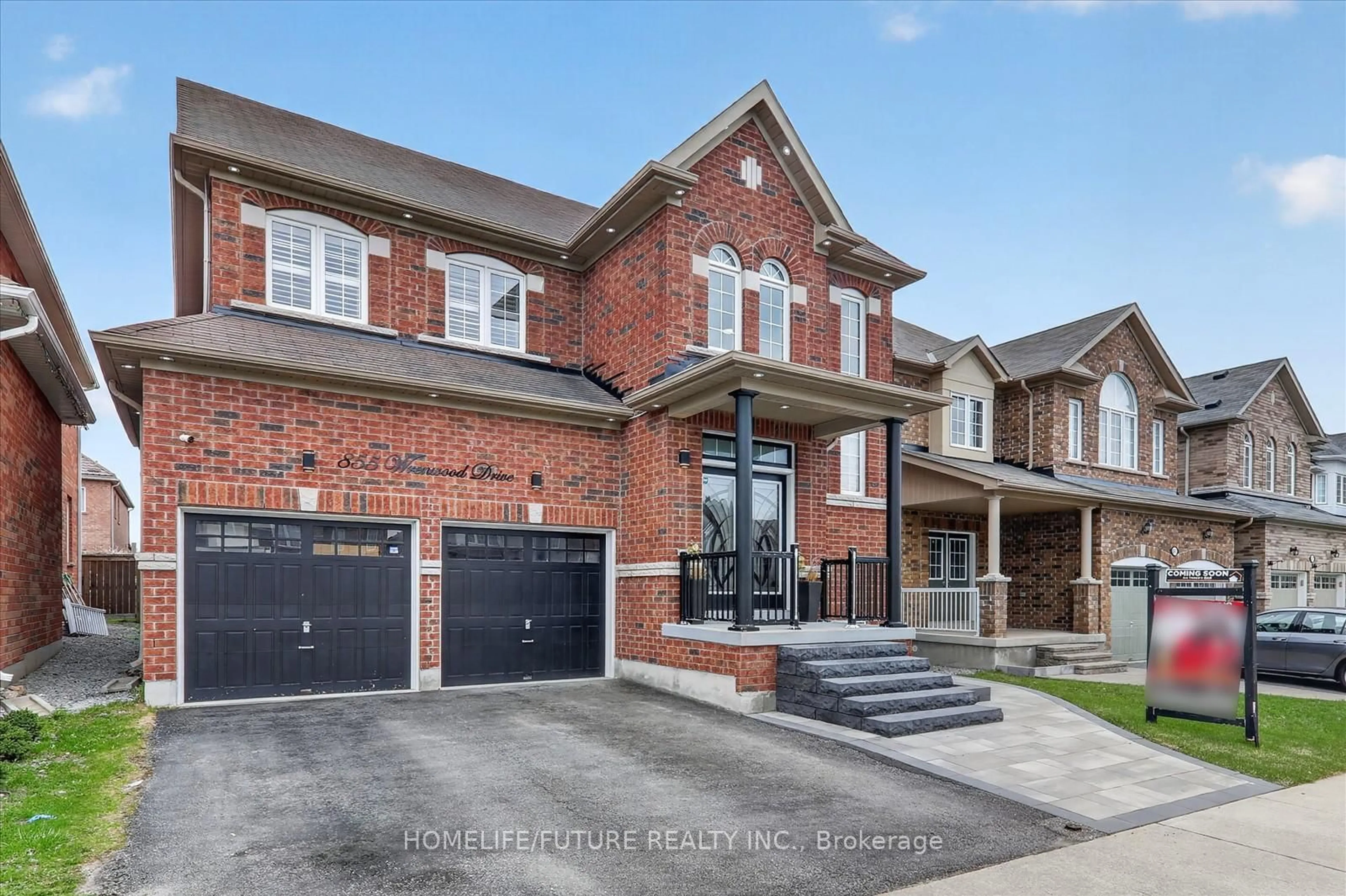 Home with brick exterior material, street for 855 Wrenwood Dr, Oshawa Ontario L1K 0V8