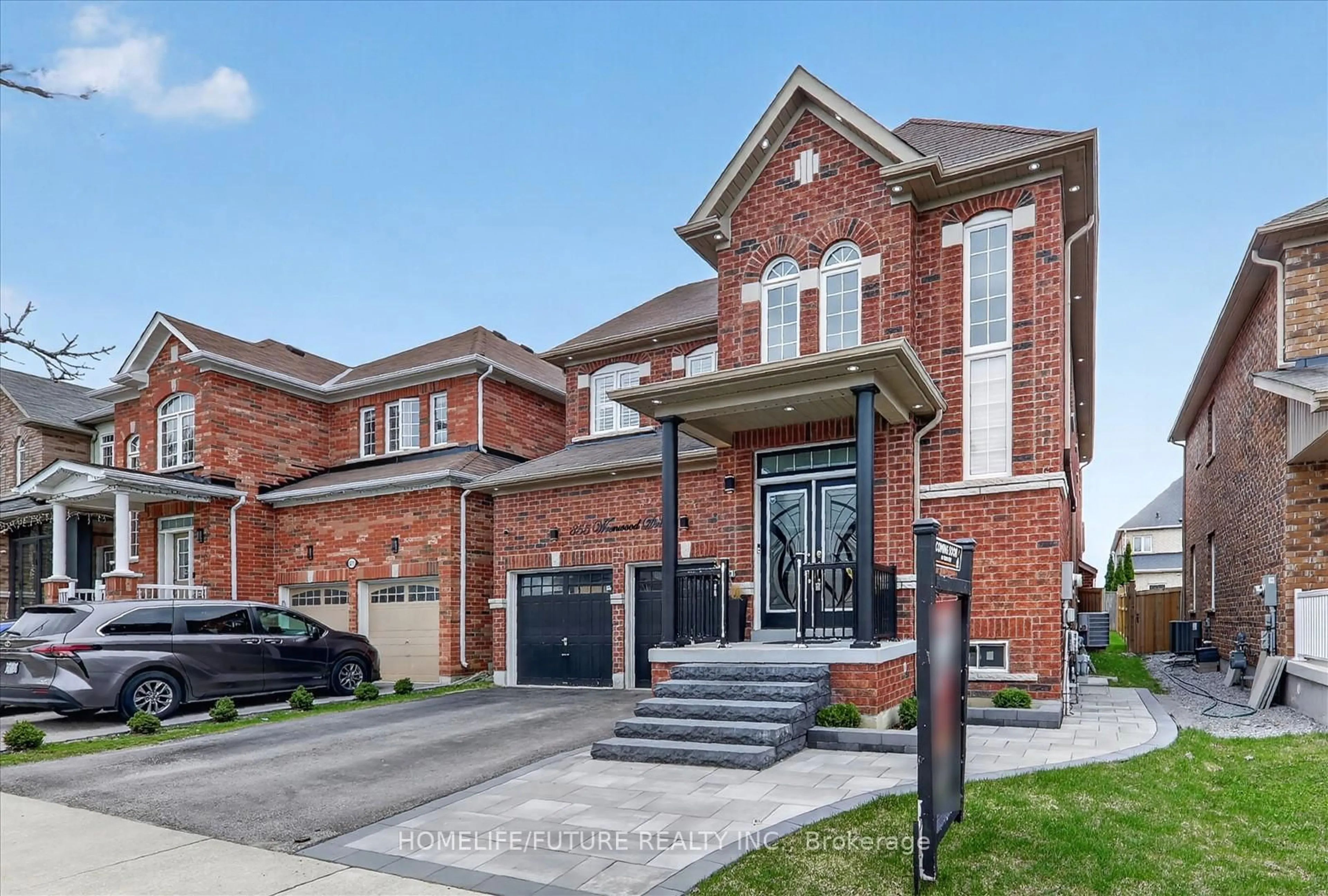 Home with brick exterior material, street for 855 Wrenwood Dr, Oshawa Ontario L1K 0V8