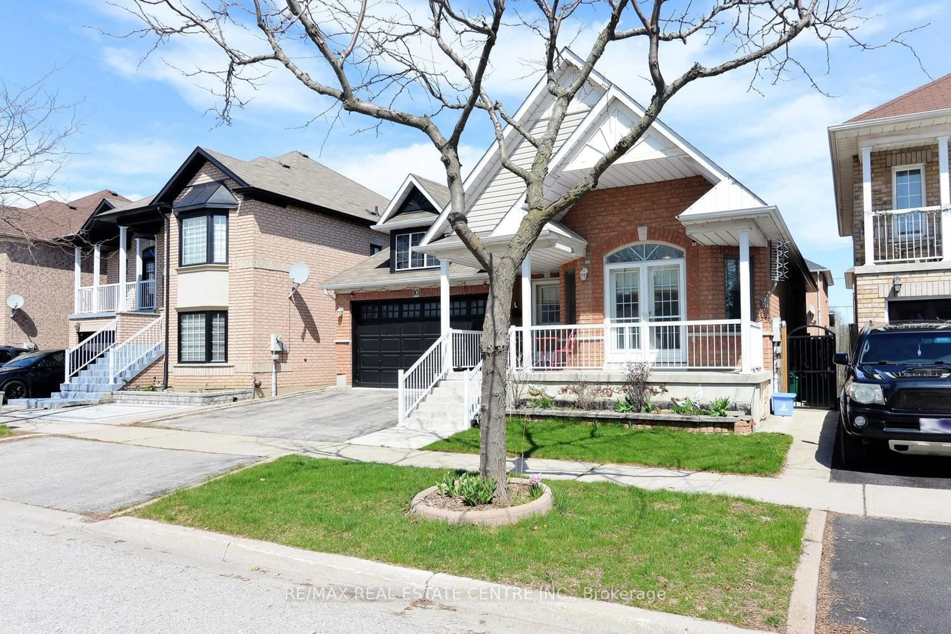 Home with brick exterior material, street for 10 Sheldon Dr, Ajax Ontario L1T 4K7