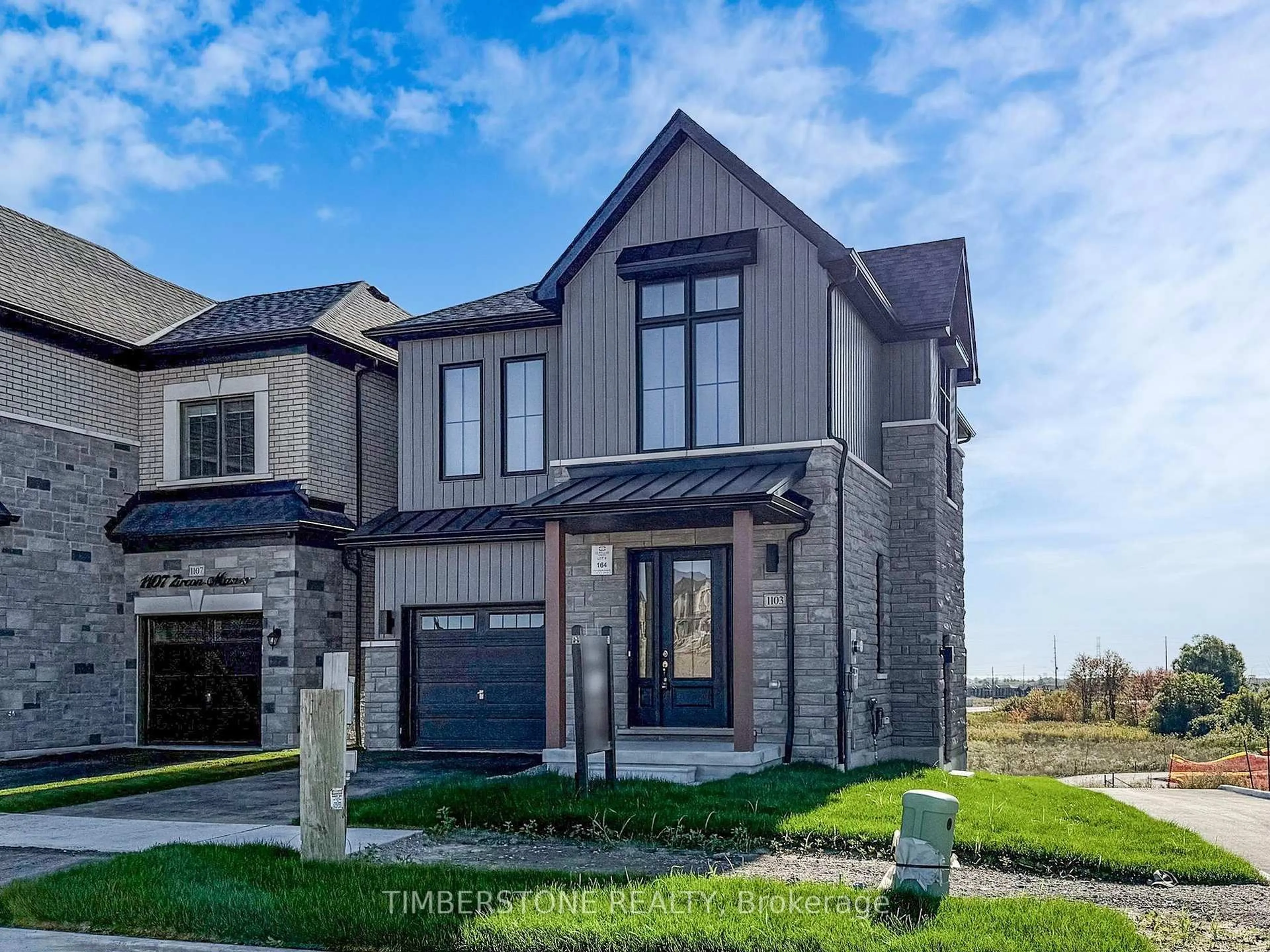Home with brick exterior material, street for 1103 Zircon Manr, Pickering Ontario L1X 0P9