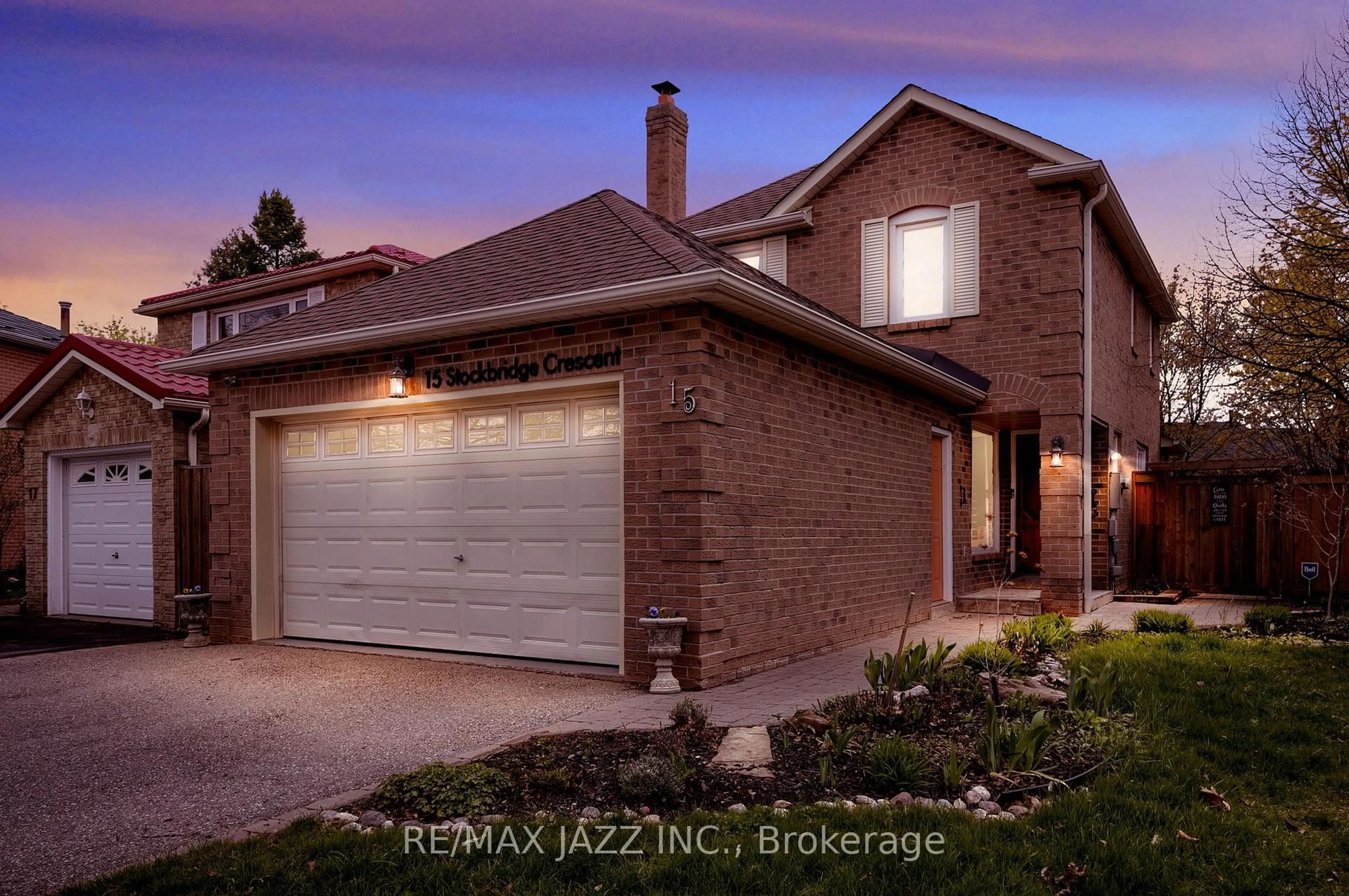 Home with brick exterior material, street for 15 Stockbridge Cres, Ajax Ontario L1T 2H2
