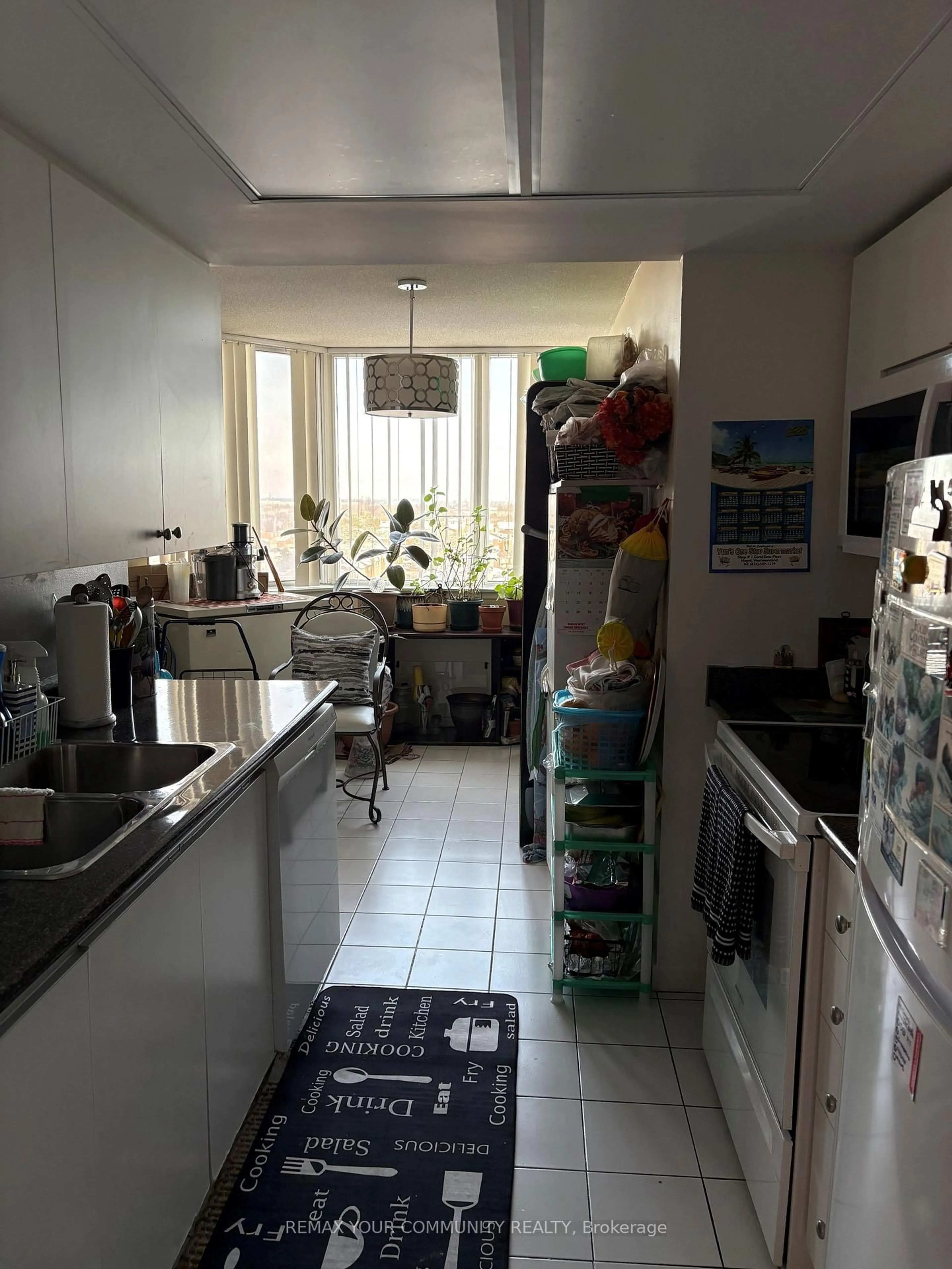 Standard kitchen, floor is not visible for 80 Alton Towers Circ #612, Toronto Ontario M1V 5E8