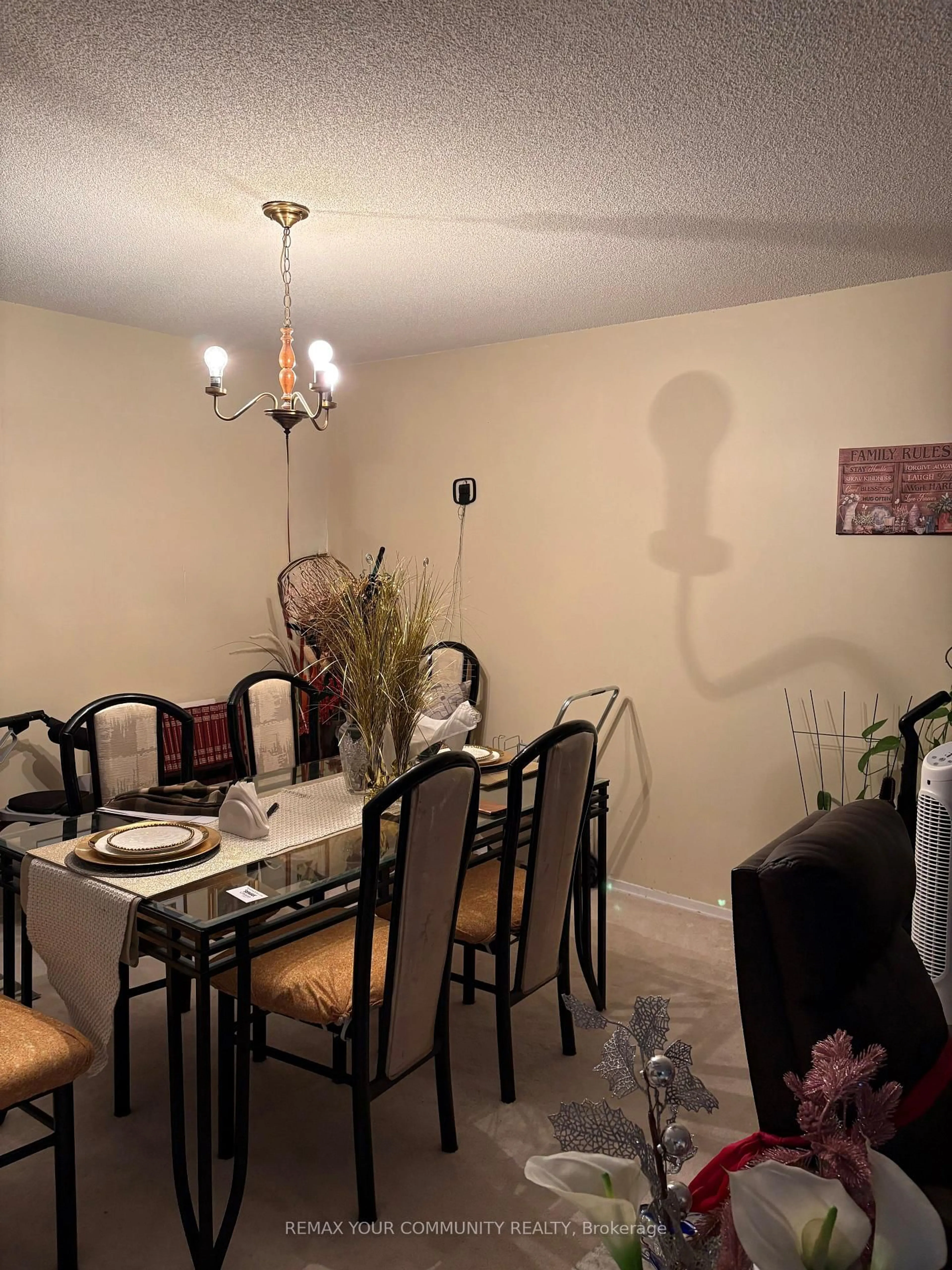 Dining room, unknown for 80 Alton Towers Circ #612, Toronto Ontario M1V 5E8
