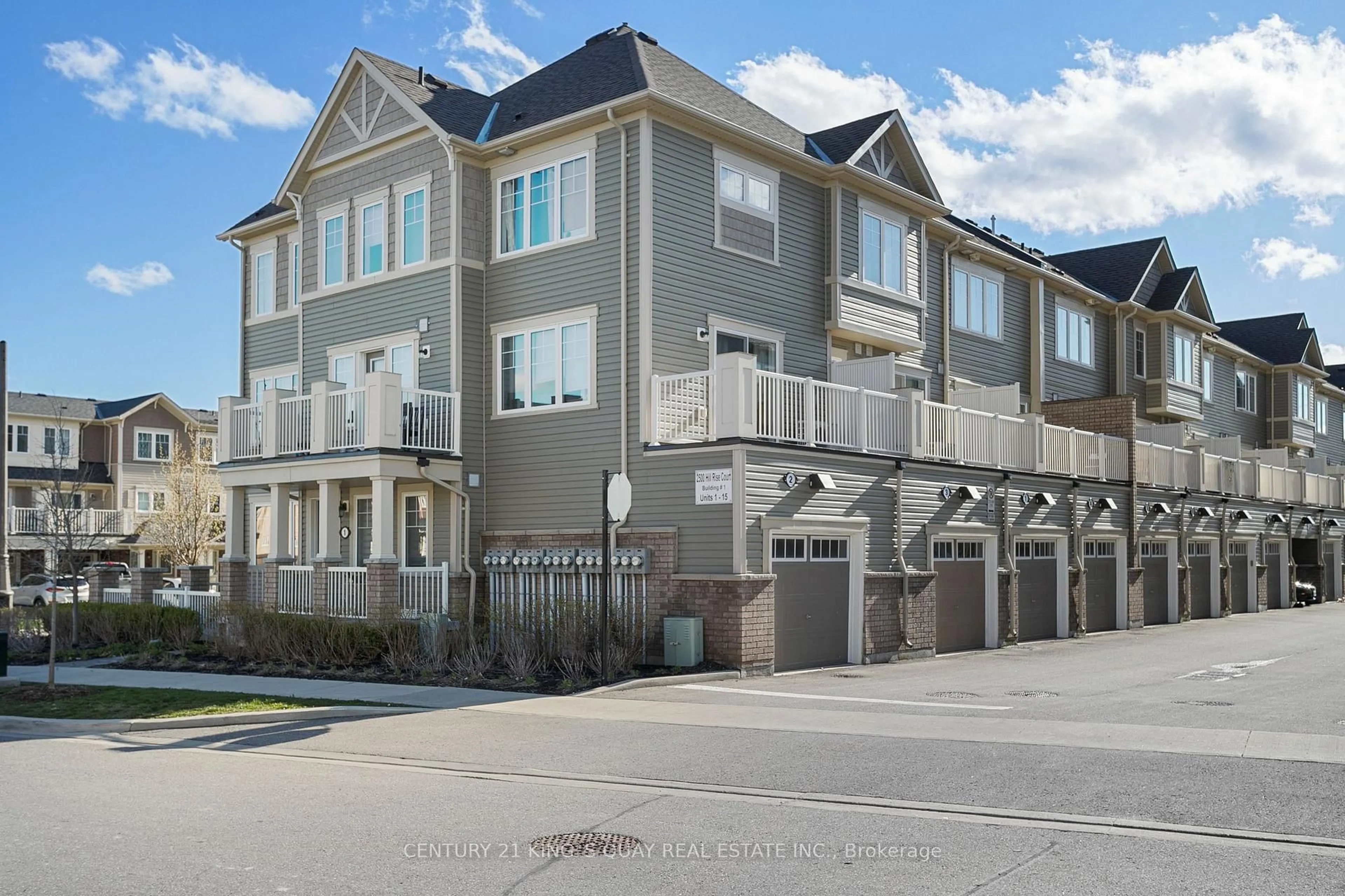 Home with vinyl exterior material, street for 2500 Hill Rise Crt #1, Oshawa Ontario L1L 0M6