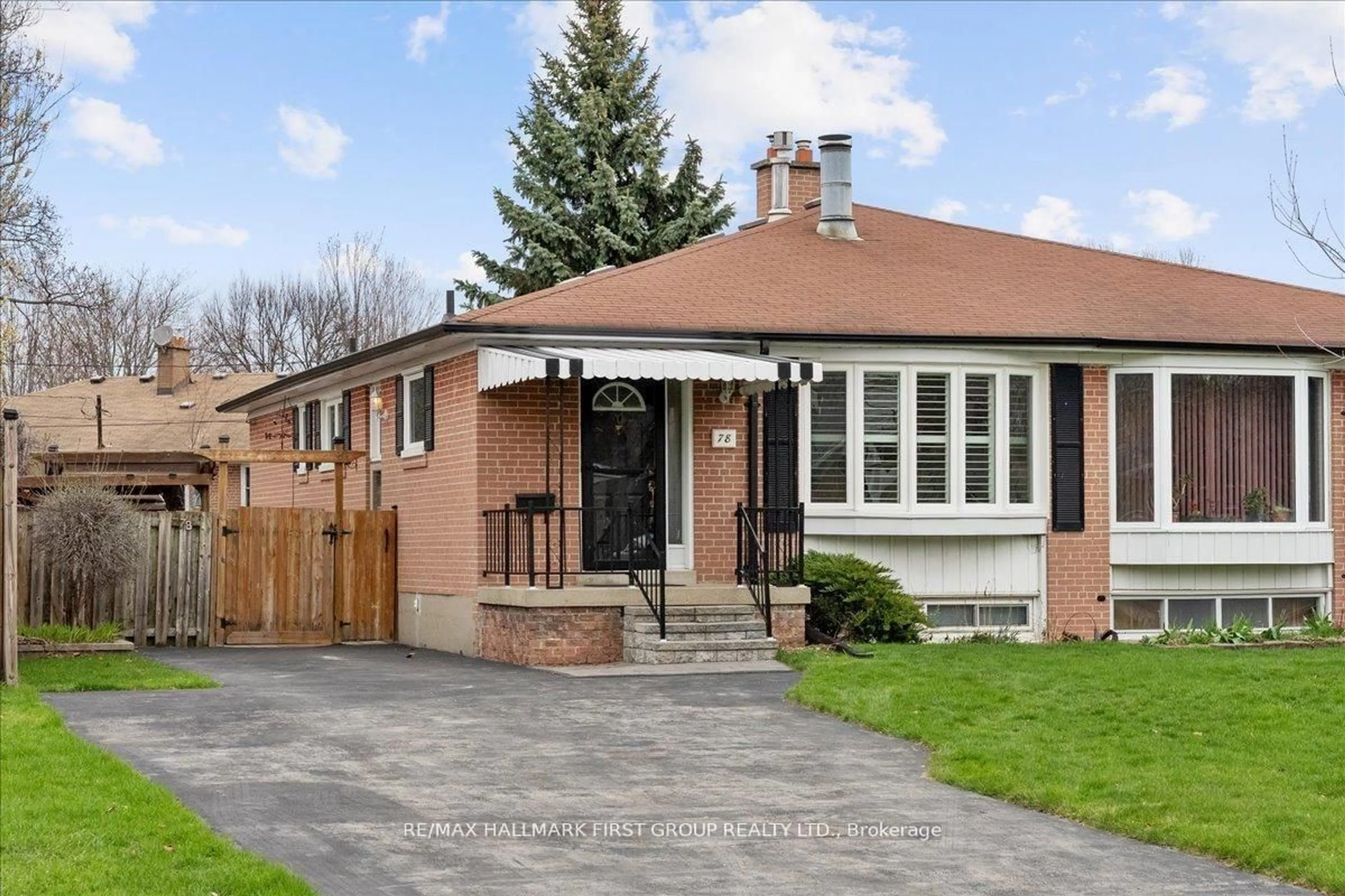 Home with brick exterior material, street for 78 Tulloch Dr, Ajax Ontario L1S 2S5