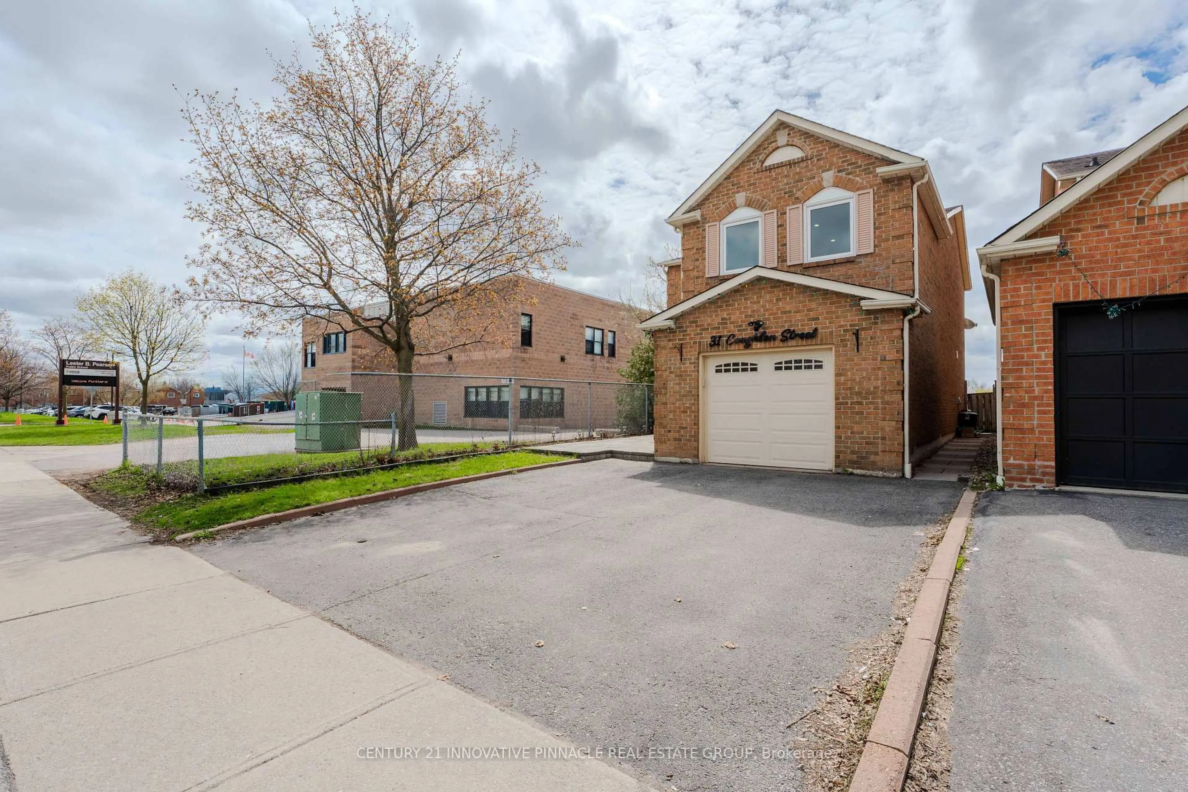 Home with brick exterior material, street for 31 Coughlen St, Ajax Ontario L1T 2M9