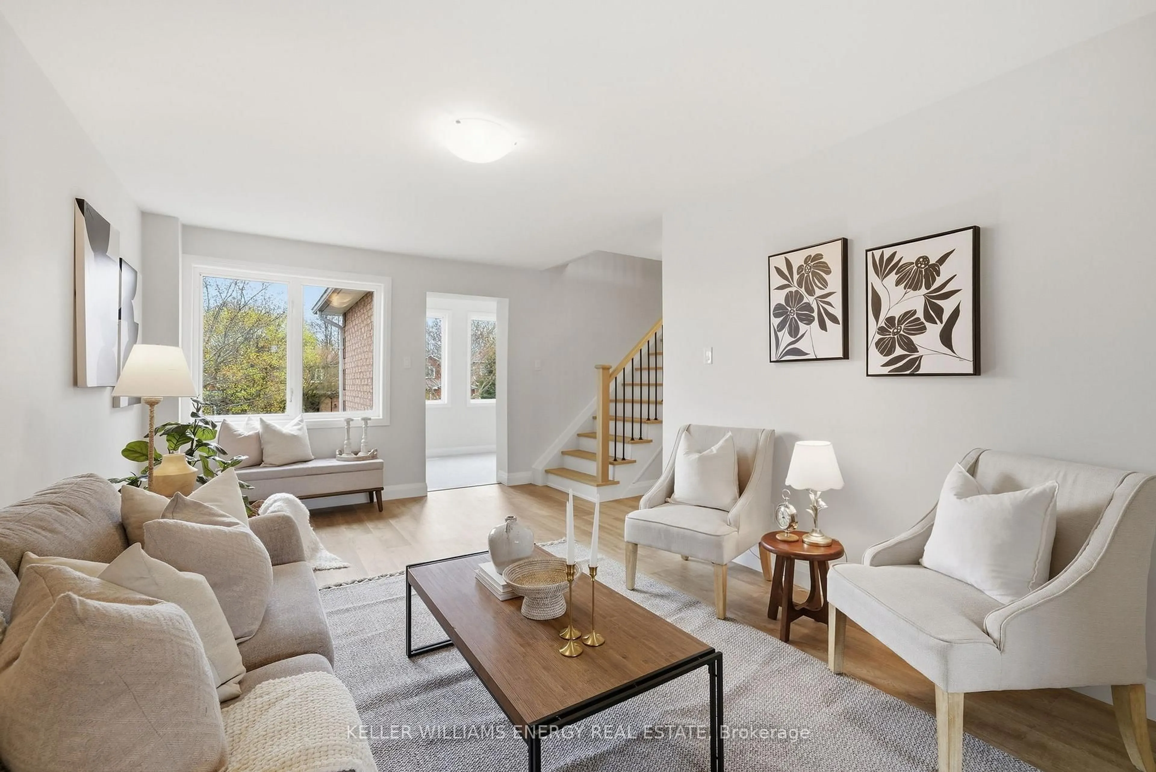 Living room with furniture, unknown for 21 Elephant Hill Dr, Clarington Ontario L1C 4M5
