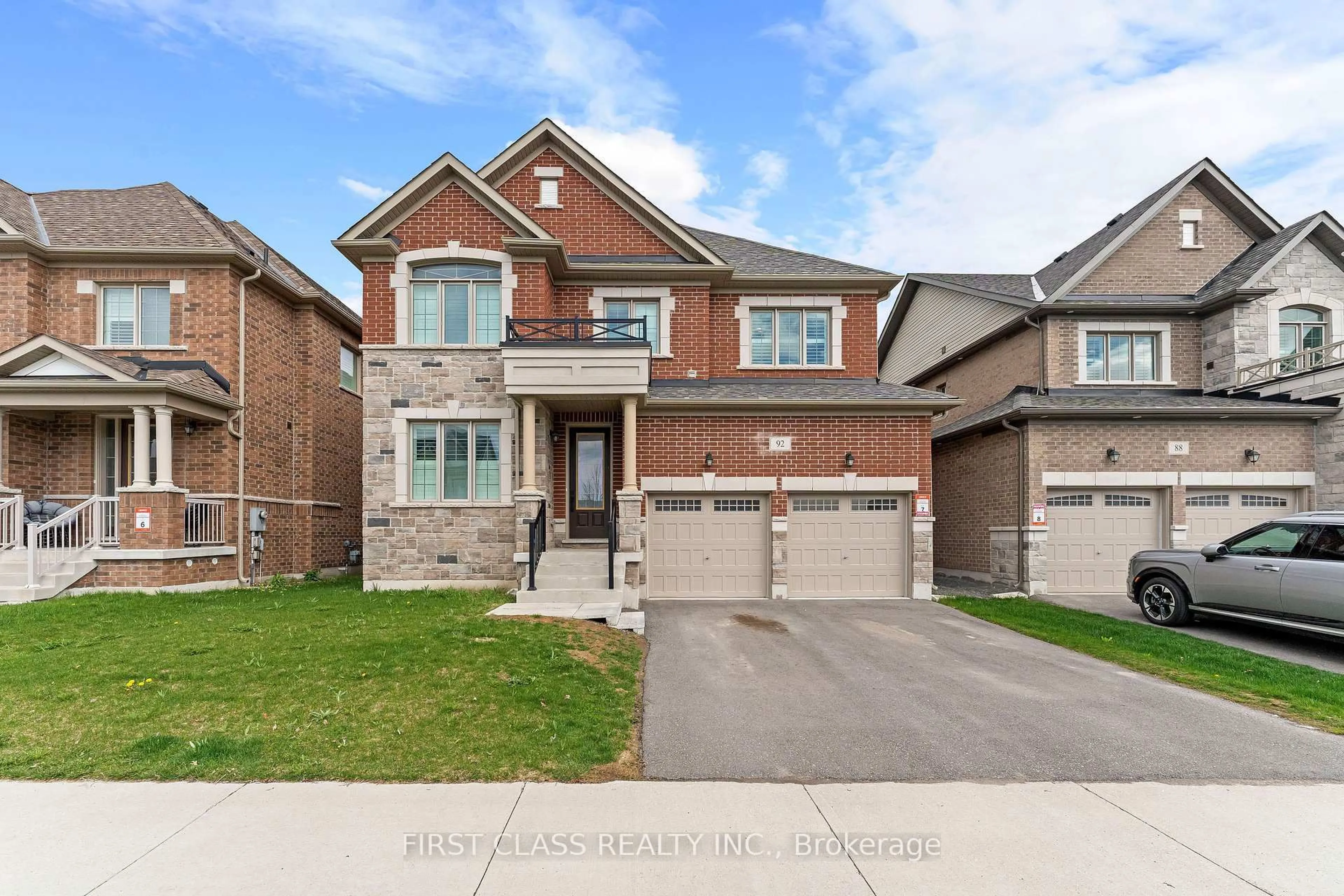 Home with brick exterior material, street for 92 Grady Dr, Clarington Ontario L1B 1G9