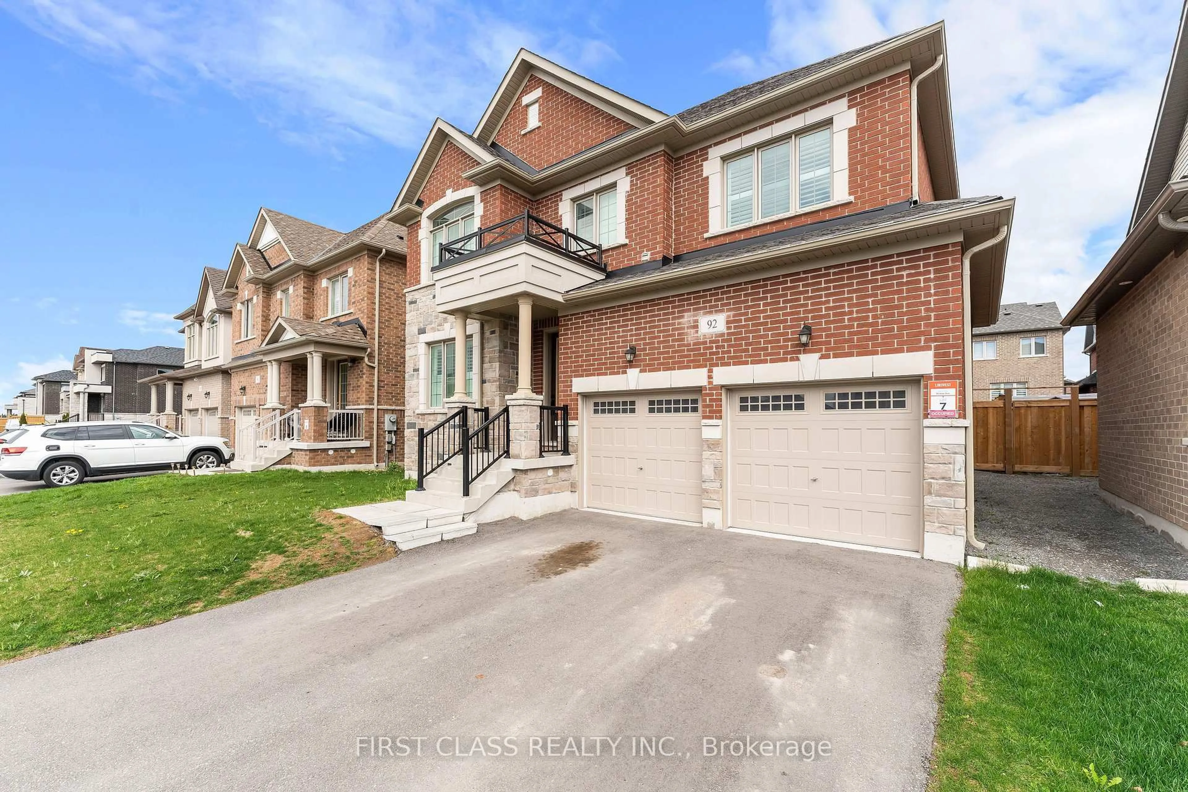 Home with brick exterior material, street for 92 Grady Dr, Clarington Ontario L1B 1G9