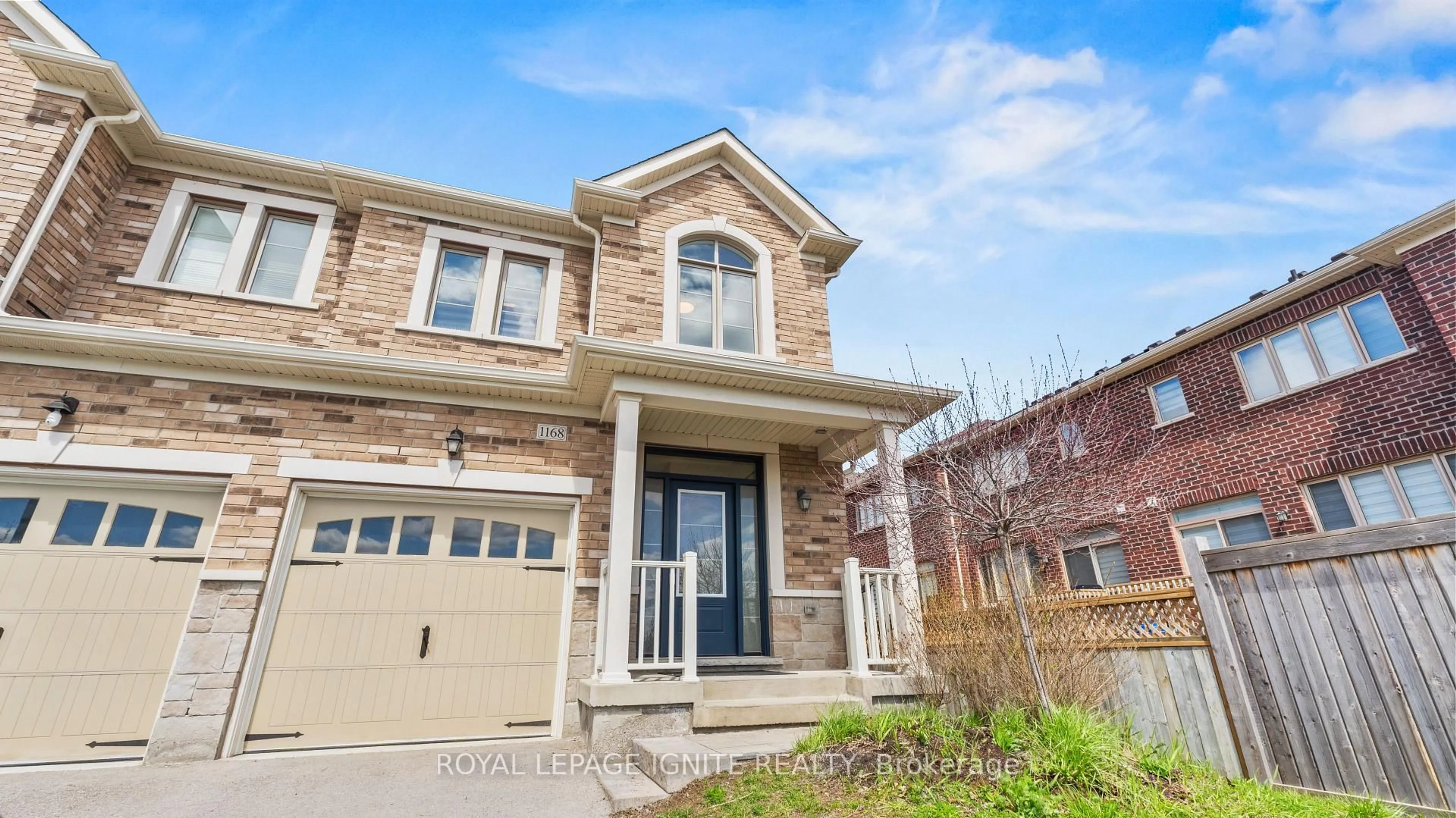 Home with brick exterior material, street for 1168 Drawstring Lane, Pickering Ontario L1X 0G7