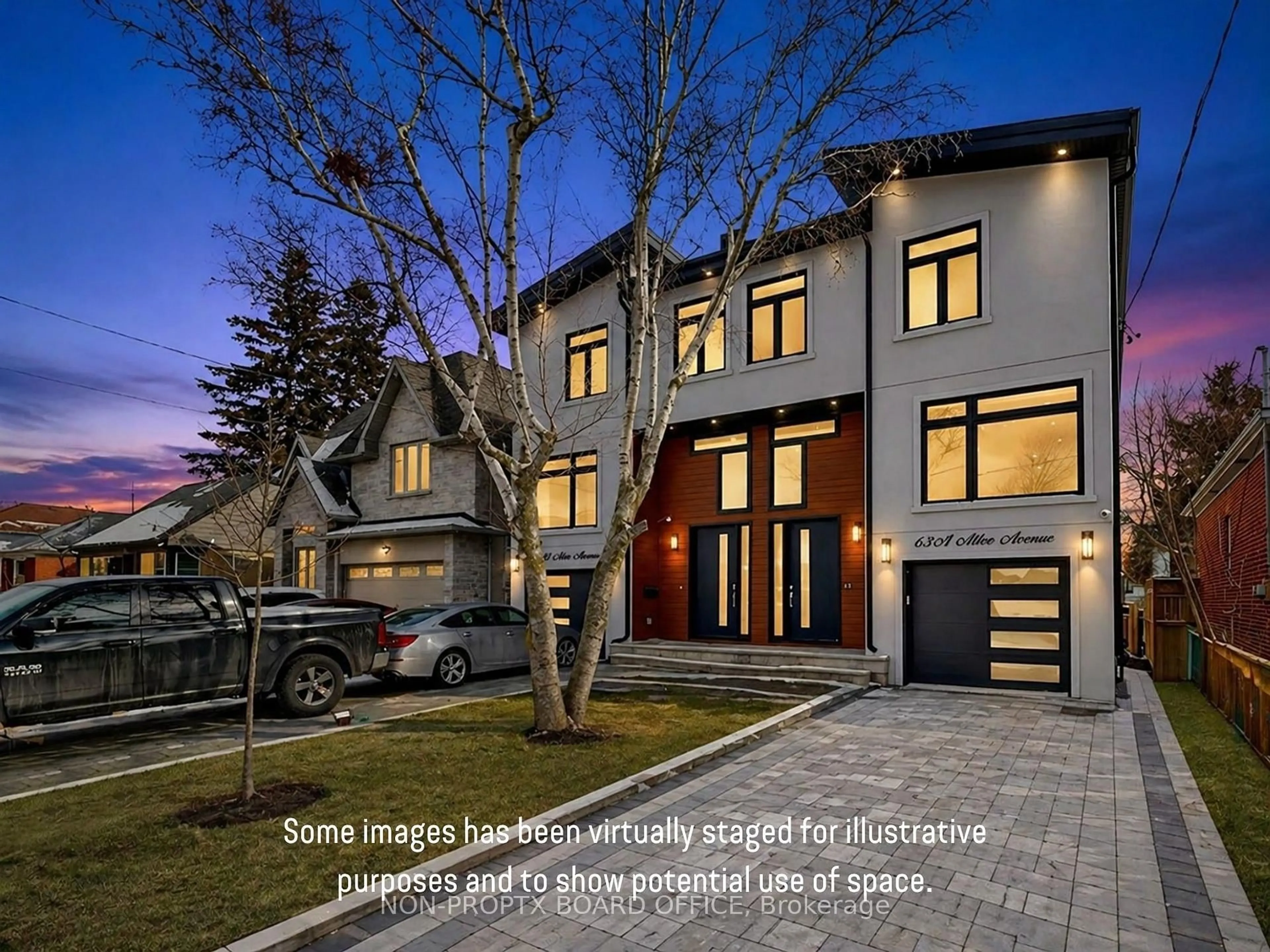 Home with brick exterior material, street for 63A Atlee Ave, Toronto Ontario M1N 3X3
