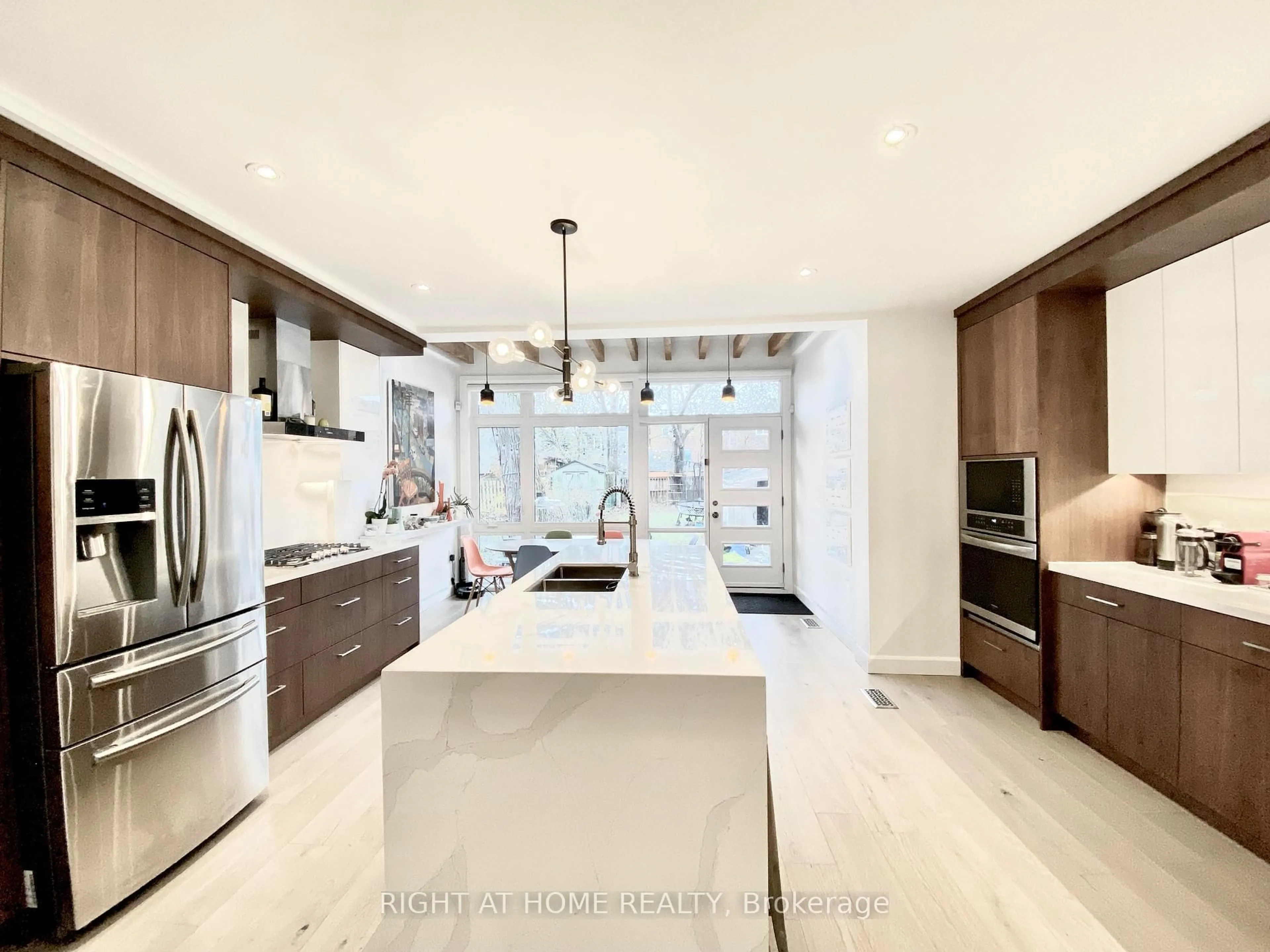 Contemporary kitchen, ceramic/tile floor for 16 Woodlee Rd, Toronto Ontario M4E 2R1