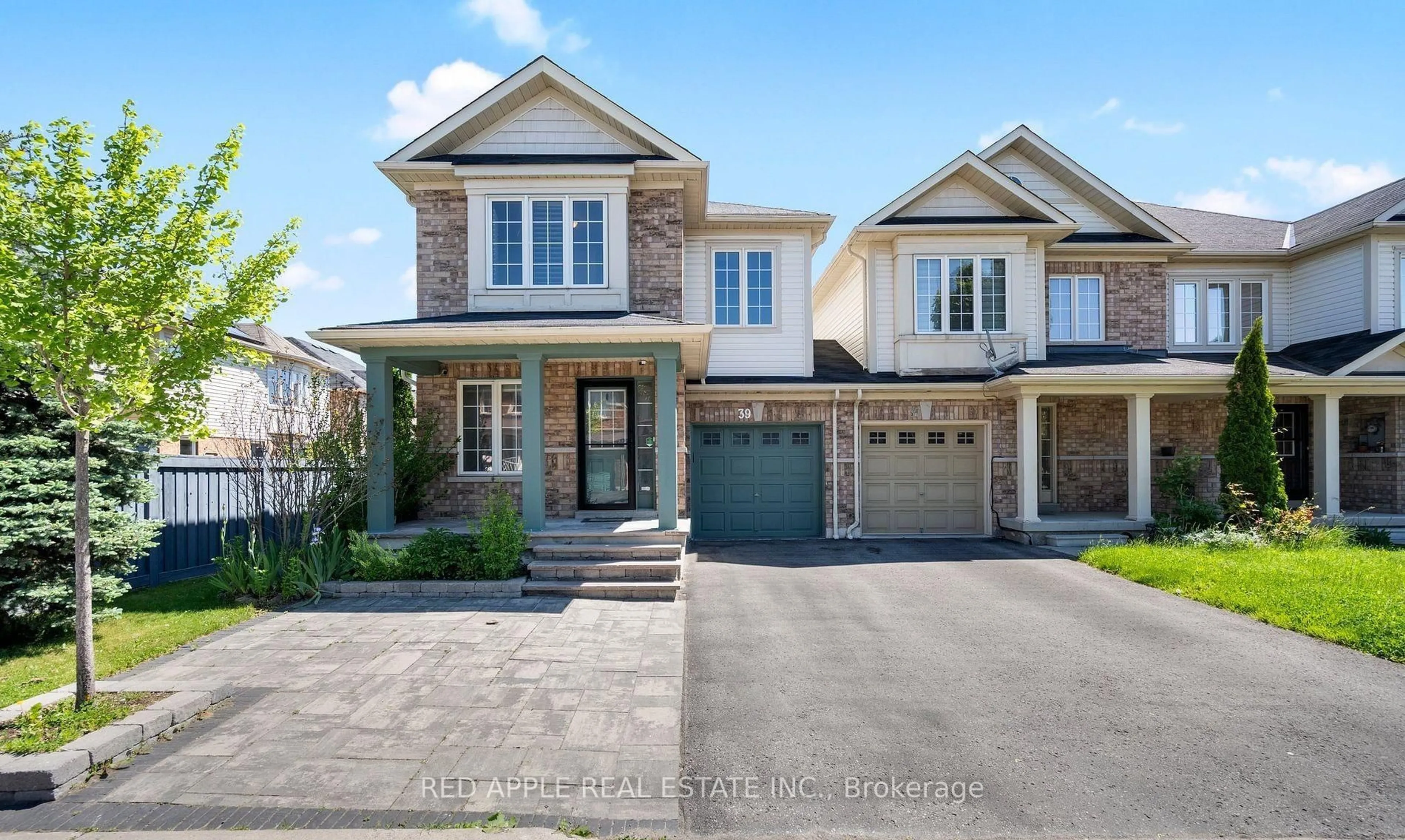 Home with brick exterior material, street for 39 Booker Dr, Ajax Ontario L1Z 0H4