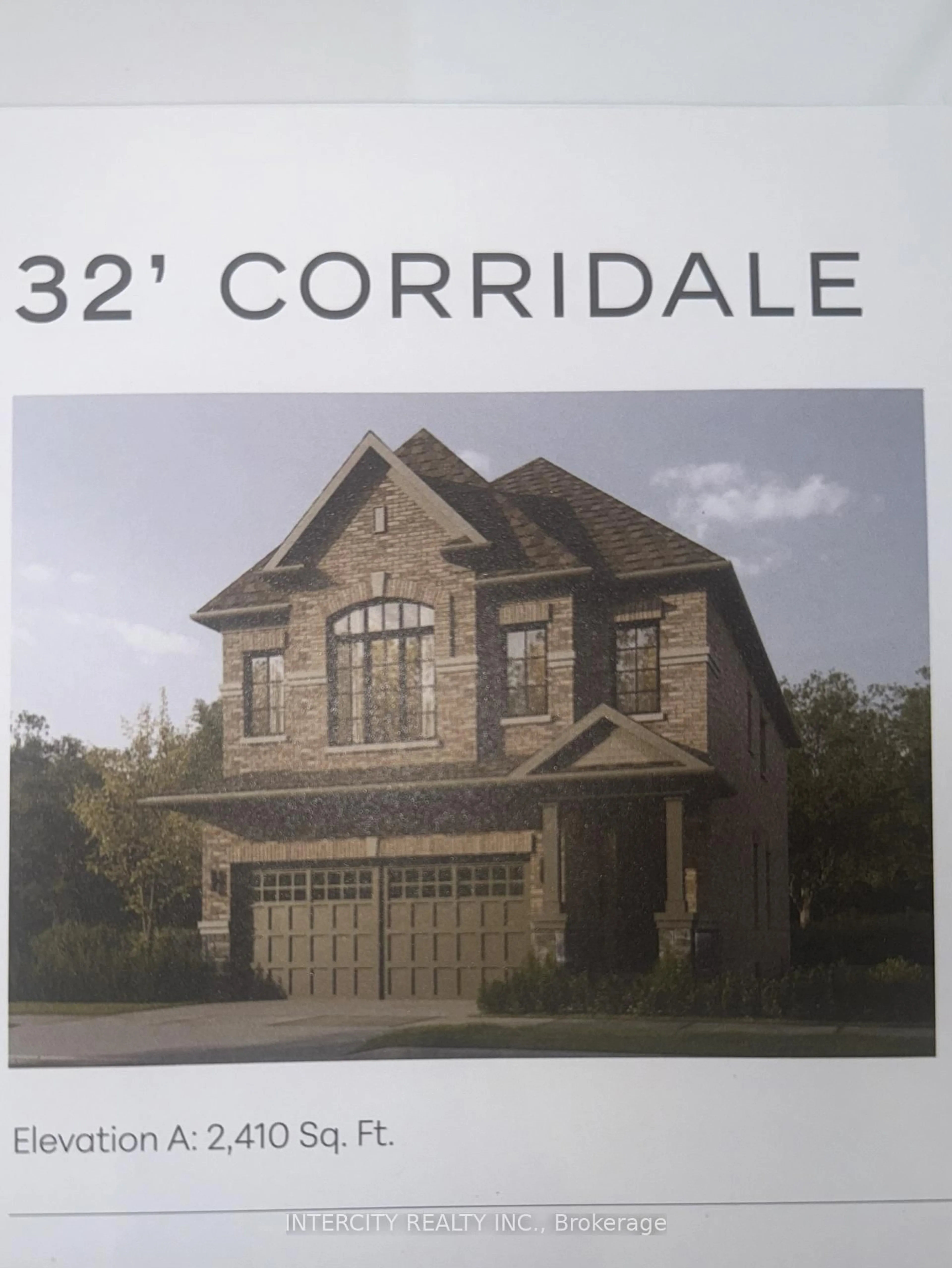 Home with brick exterior material, building for Lot 93 Federica St, Whitby Ontario L1M 1Z5