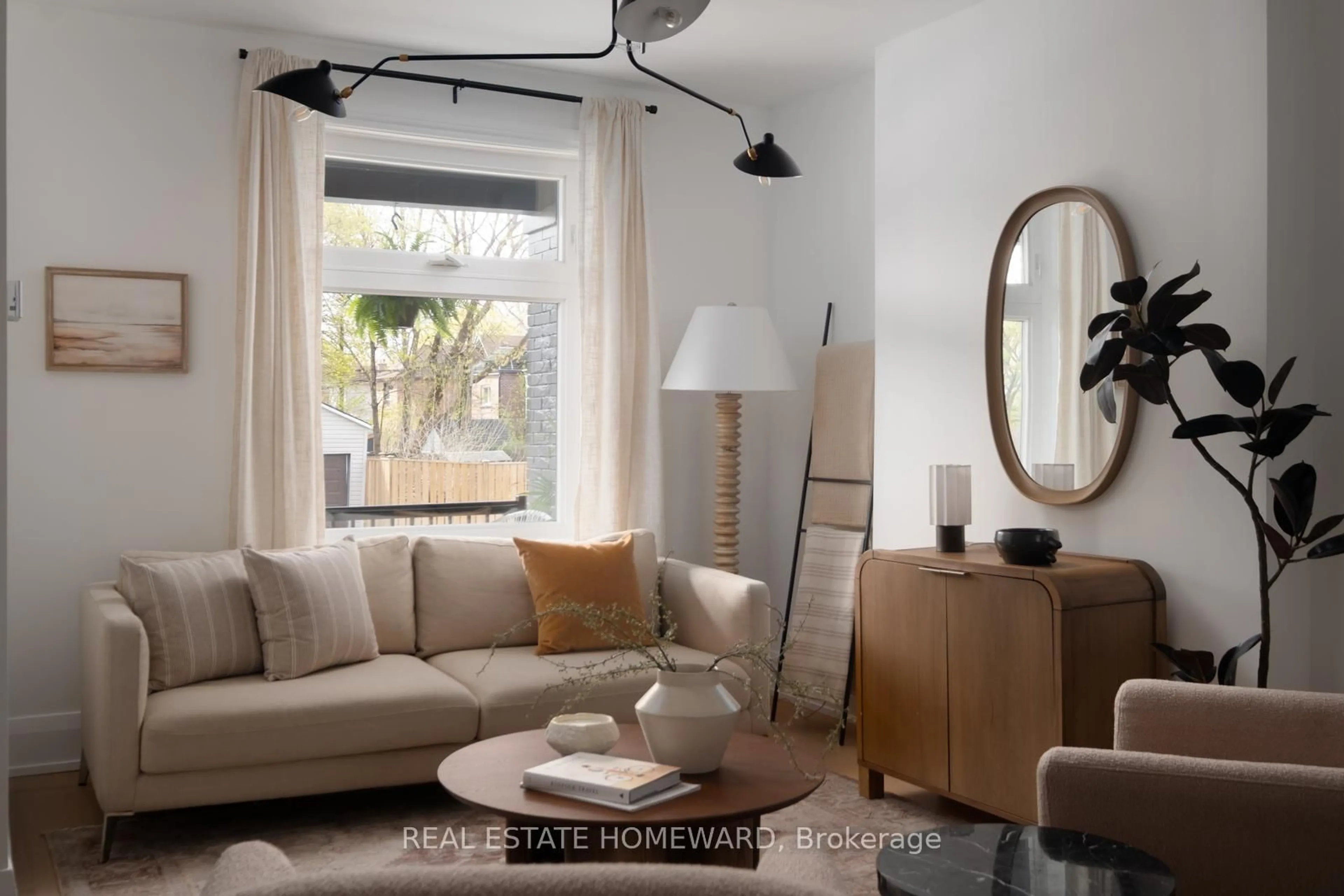 Living room with furniture, unknown for 148 Mountjoy Ave, Toronto Ontario M4J 1K2