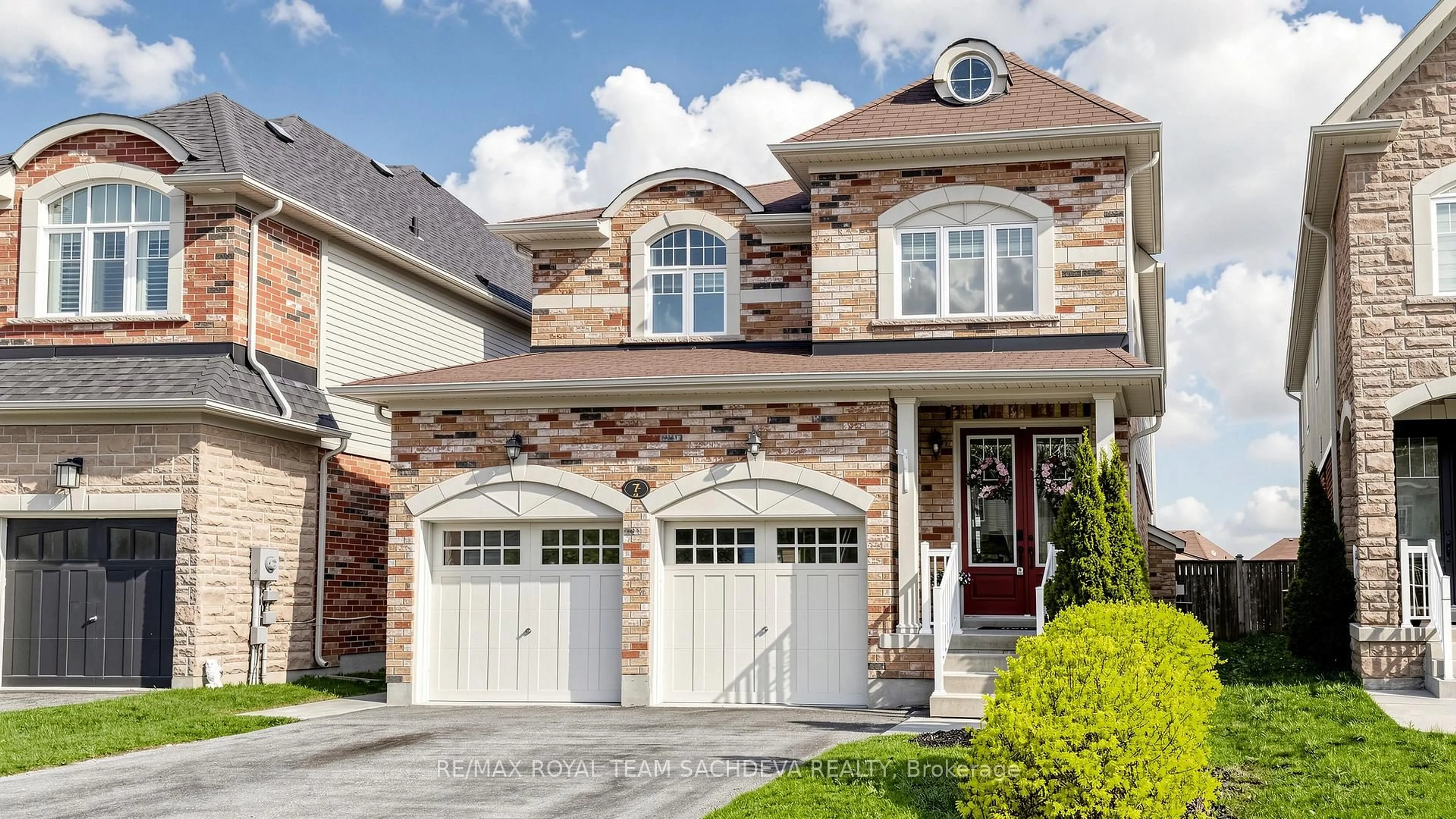 Home with brick exterior material, street for 7 Woolacott Lane, Clarington Ontario L1C 0J4