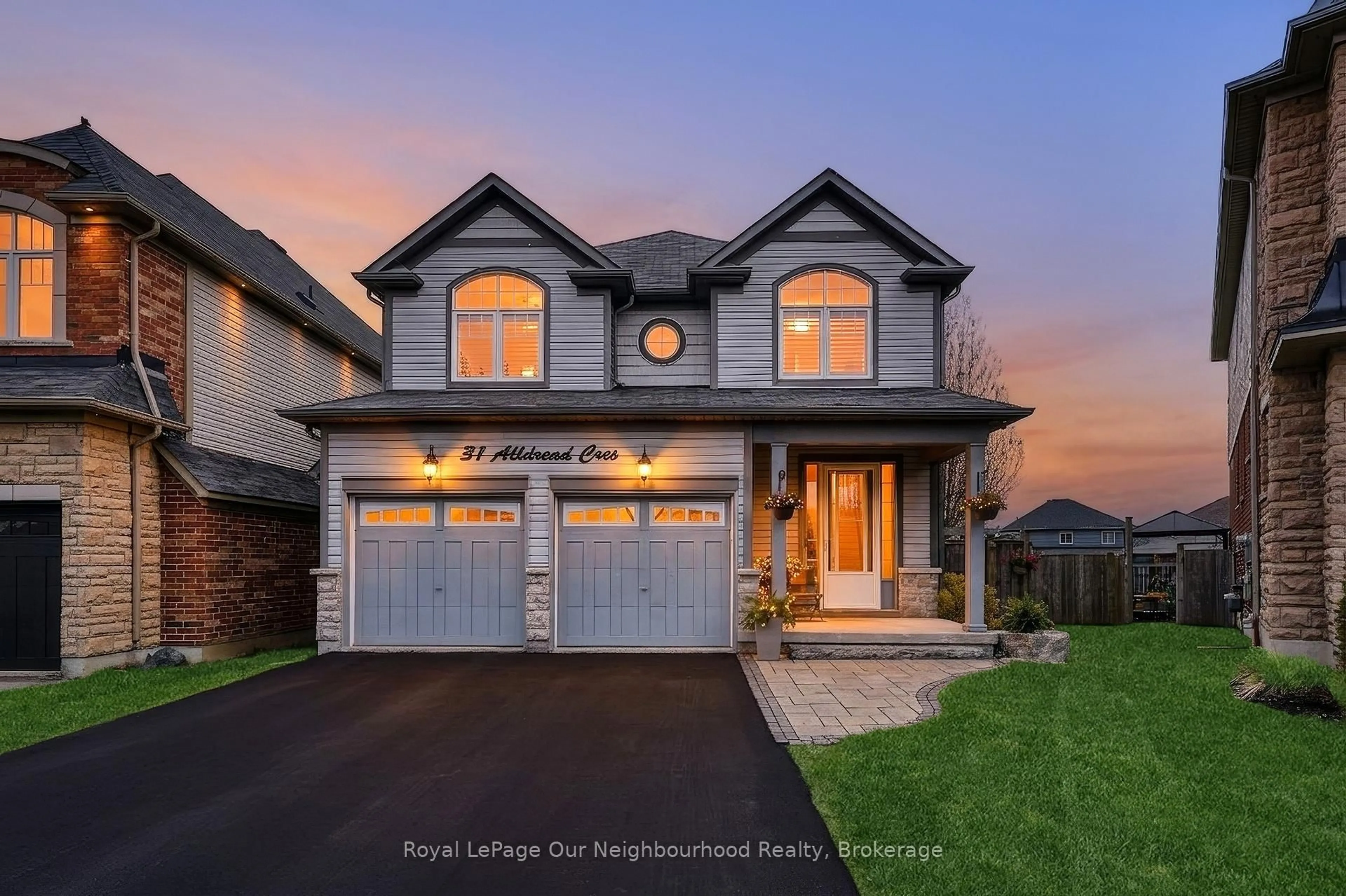 Home with brick exterior material, street for 31 Alldread Cres, Clarington Ontario L1B 0C2