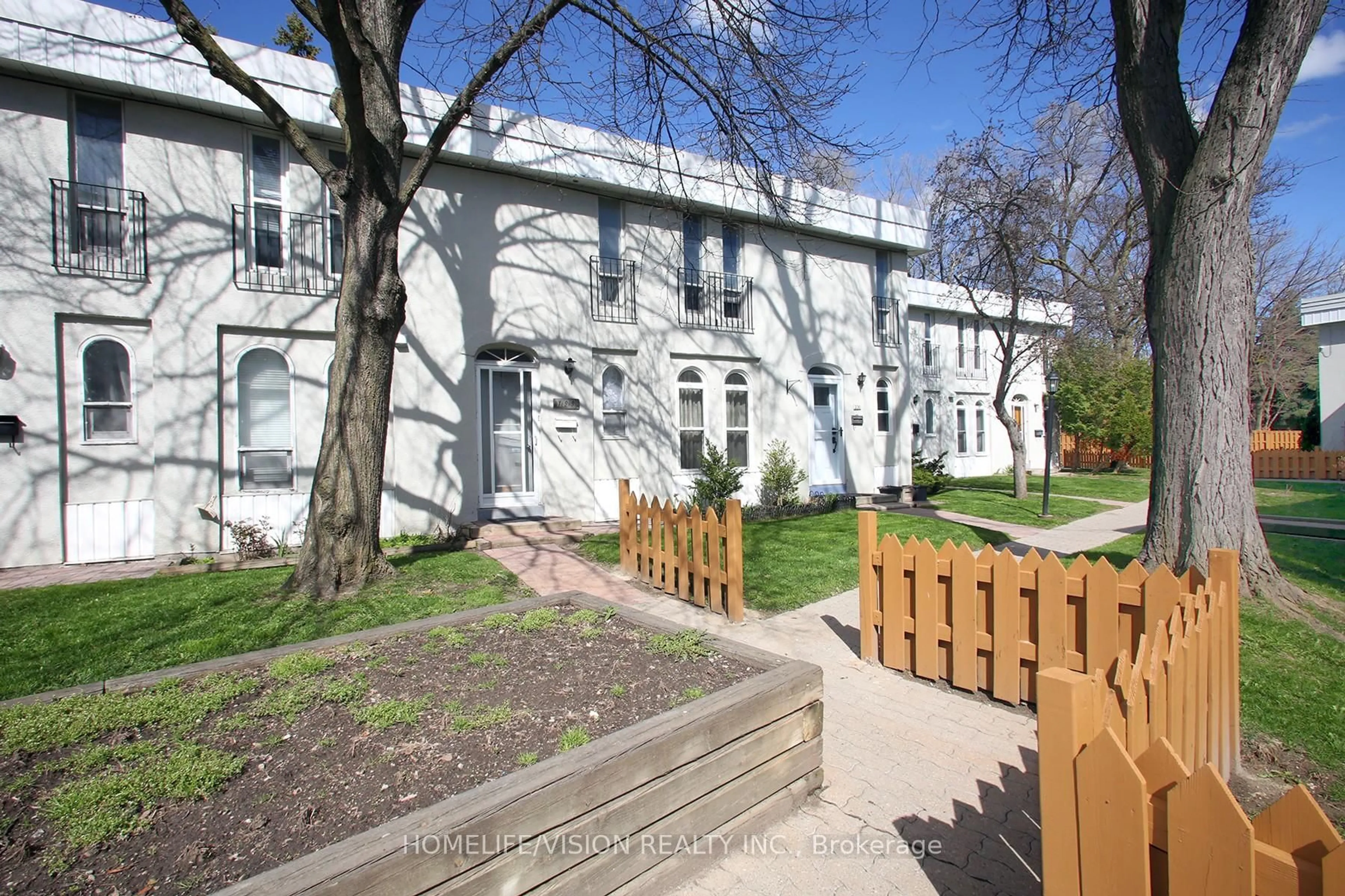 A pic from outside/outdoor area/front of a property/back of a property/a pic from drone, street for 70 Cass Ave #199, Toronto Ontario M1T 3P9