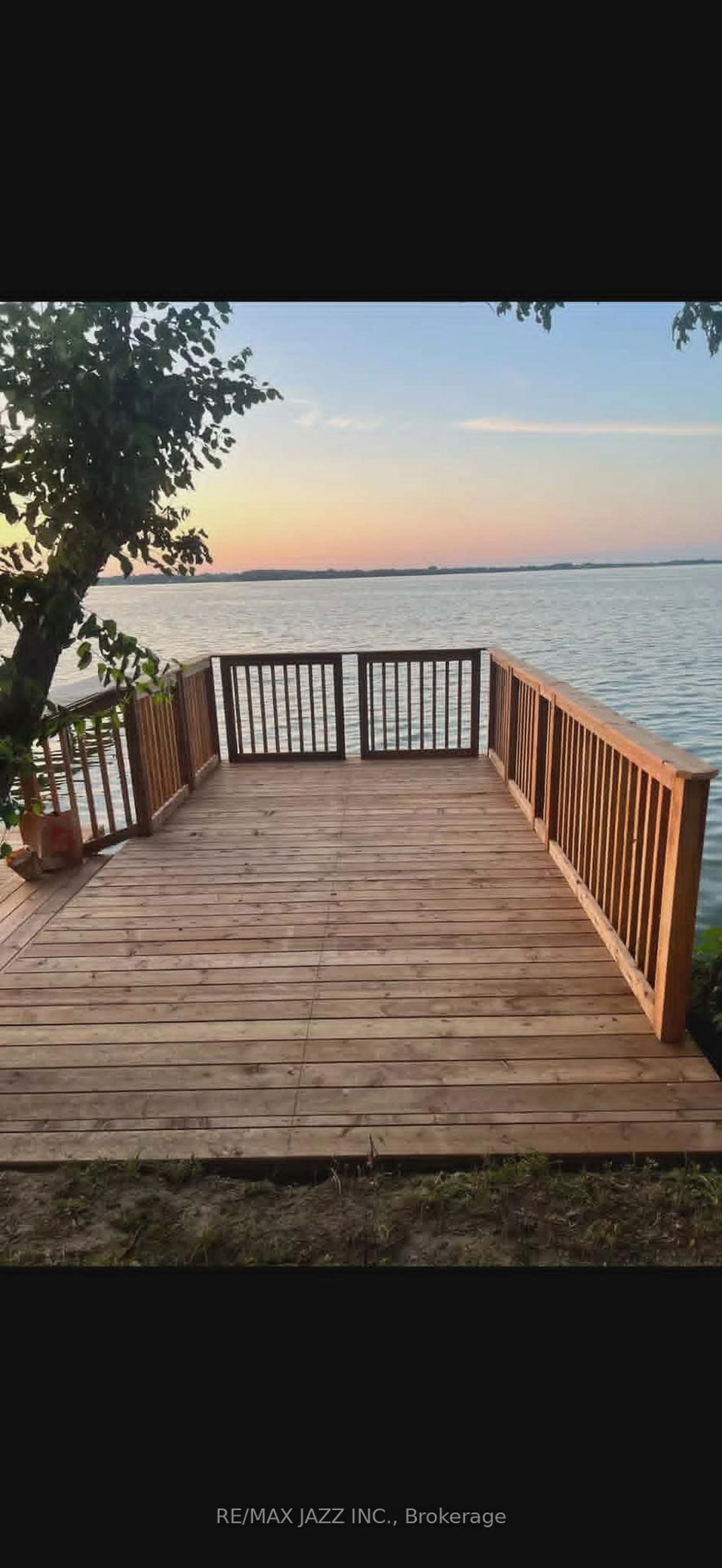 Patio, water/lake/river/ocean view for 48 Johnstone Lane, Scugog Ontario L0B 1L0