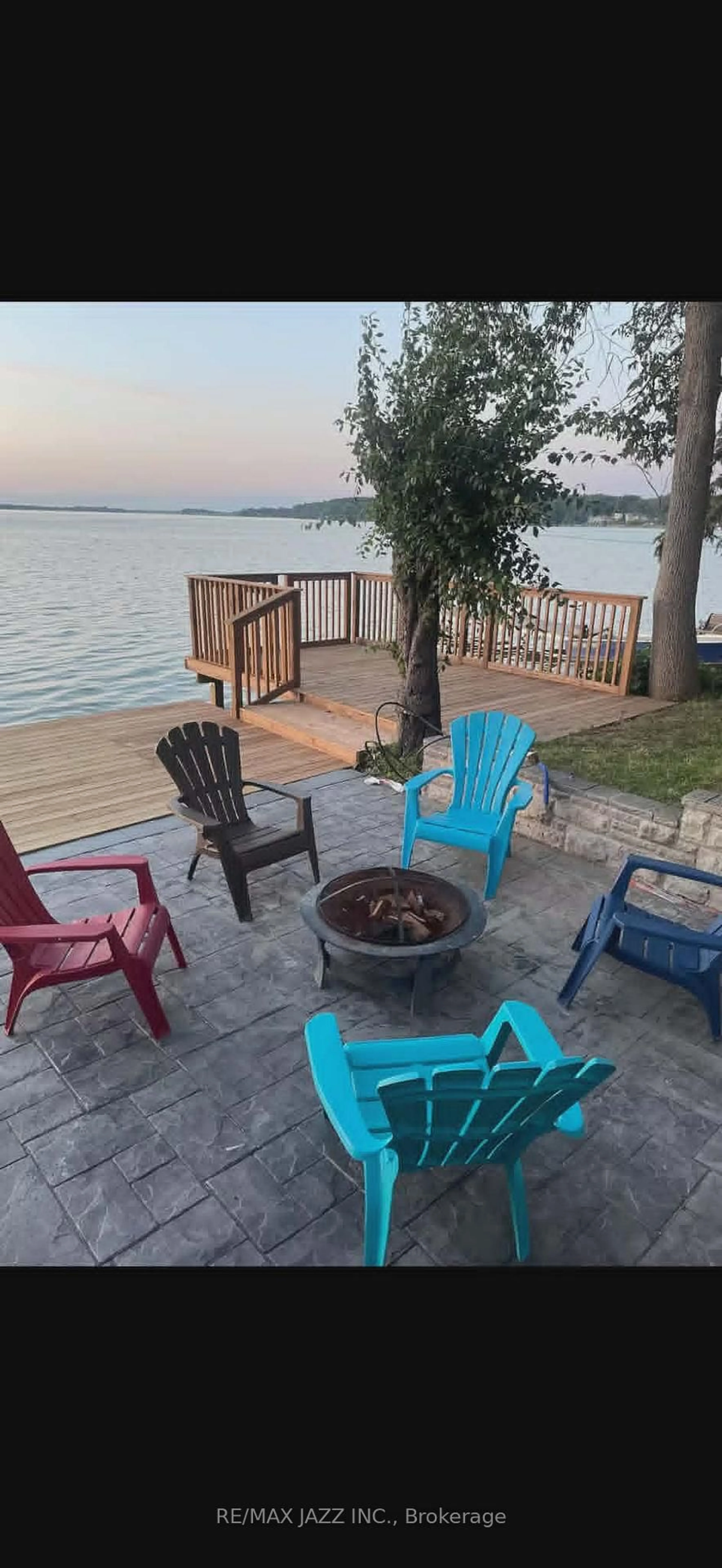 Patio, water/lake/river/ocean view for 48 Johnstone Lane, Scugog Ontario L0B 1L0