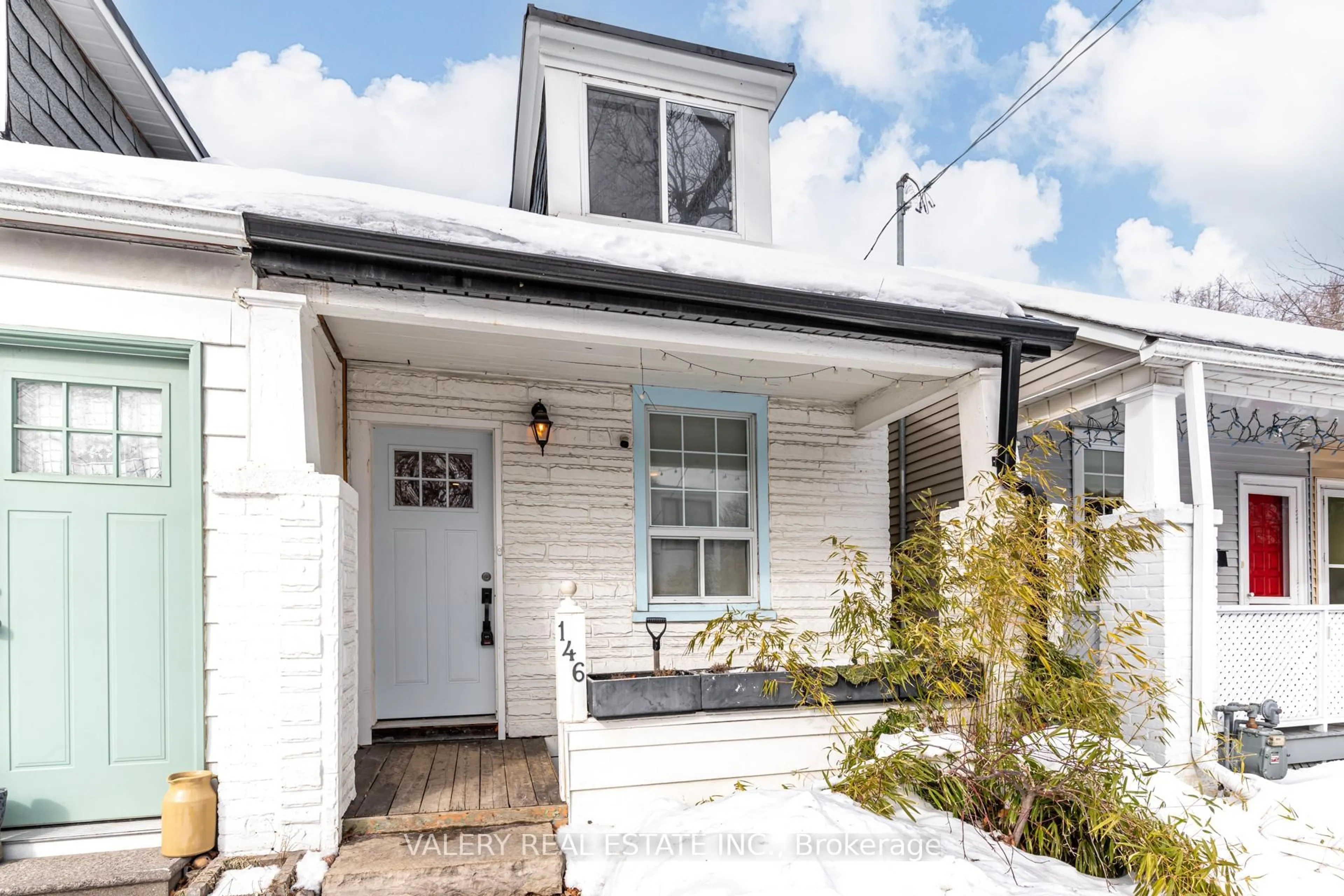 Home with brick exterior material, street for 146 Hanson St, Toronto Ontario M4C 1A4