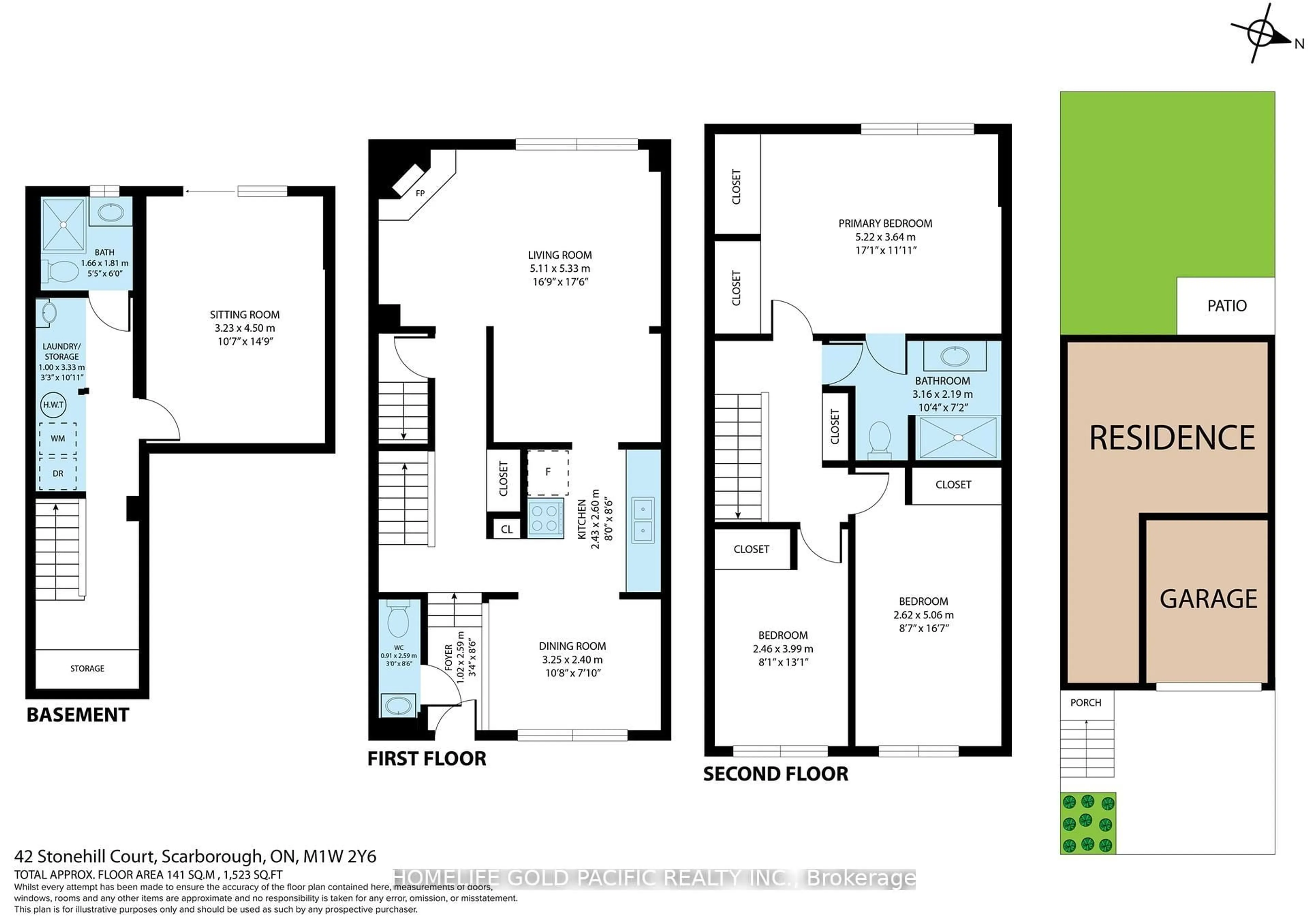 Floor plan for 42 Stonehill Crt #11, Toronto Ontario M1W 2V3