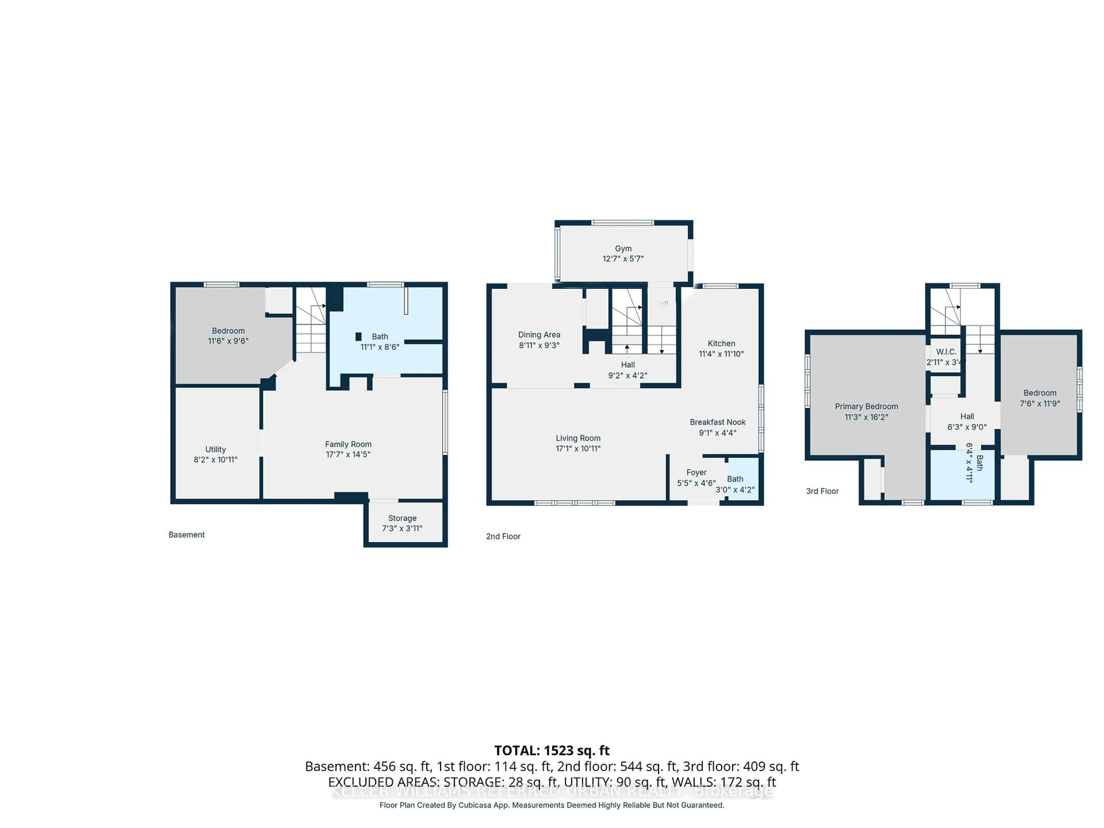 Floor plan for 115 Fernhill Blvd, Oshawa Ontario L1J 5J2