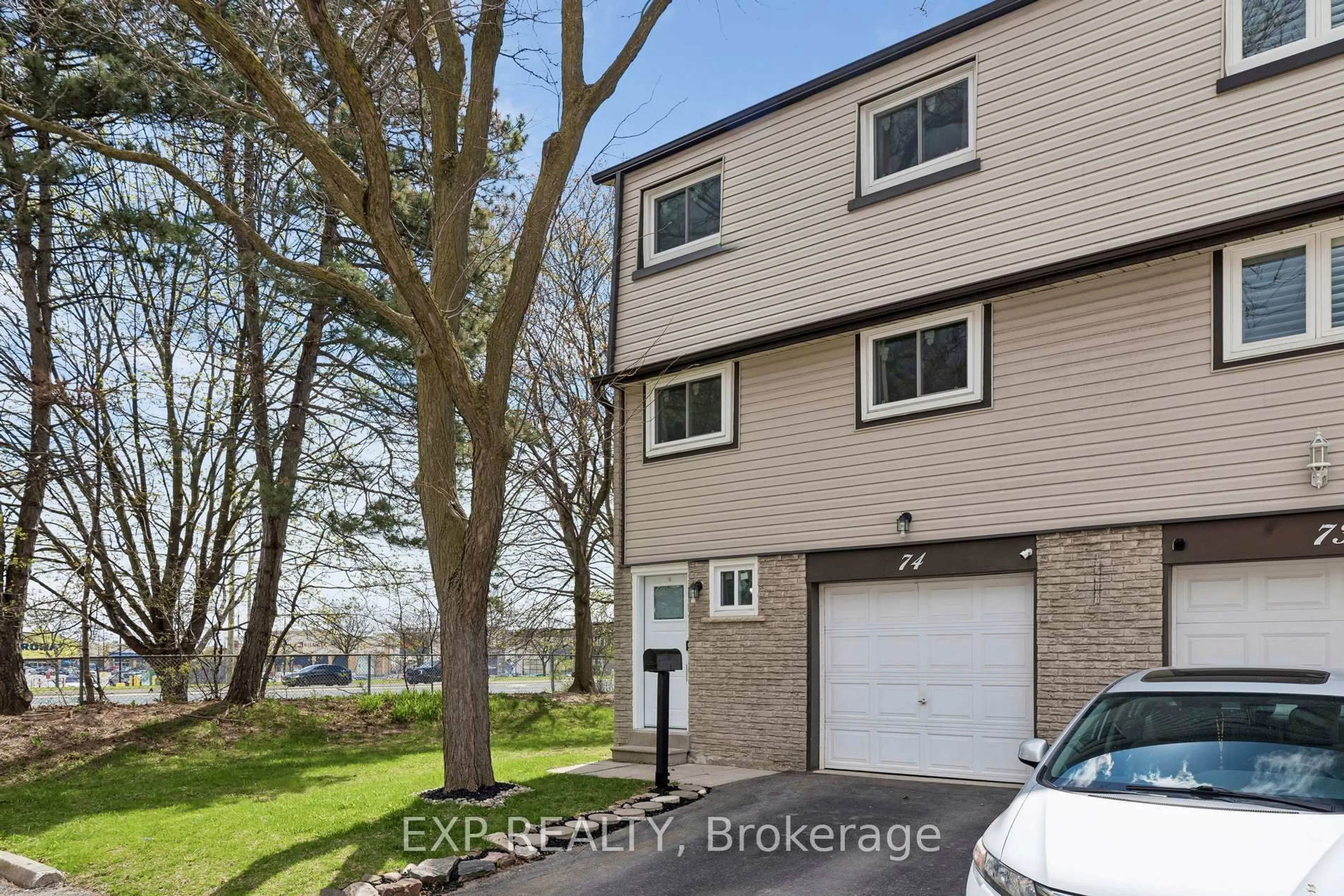 A pic from outside/outdoor area/front of a property/back of a property/a pic from drone, street for 1945 Denmar Rd #74, Pickering Ontario L1V 3E2