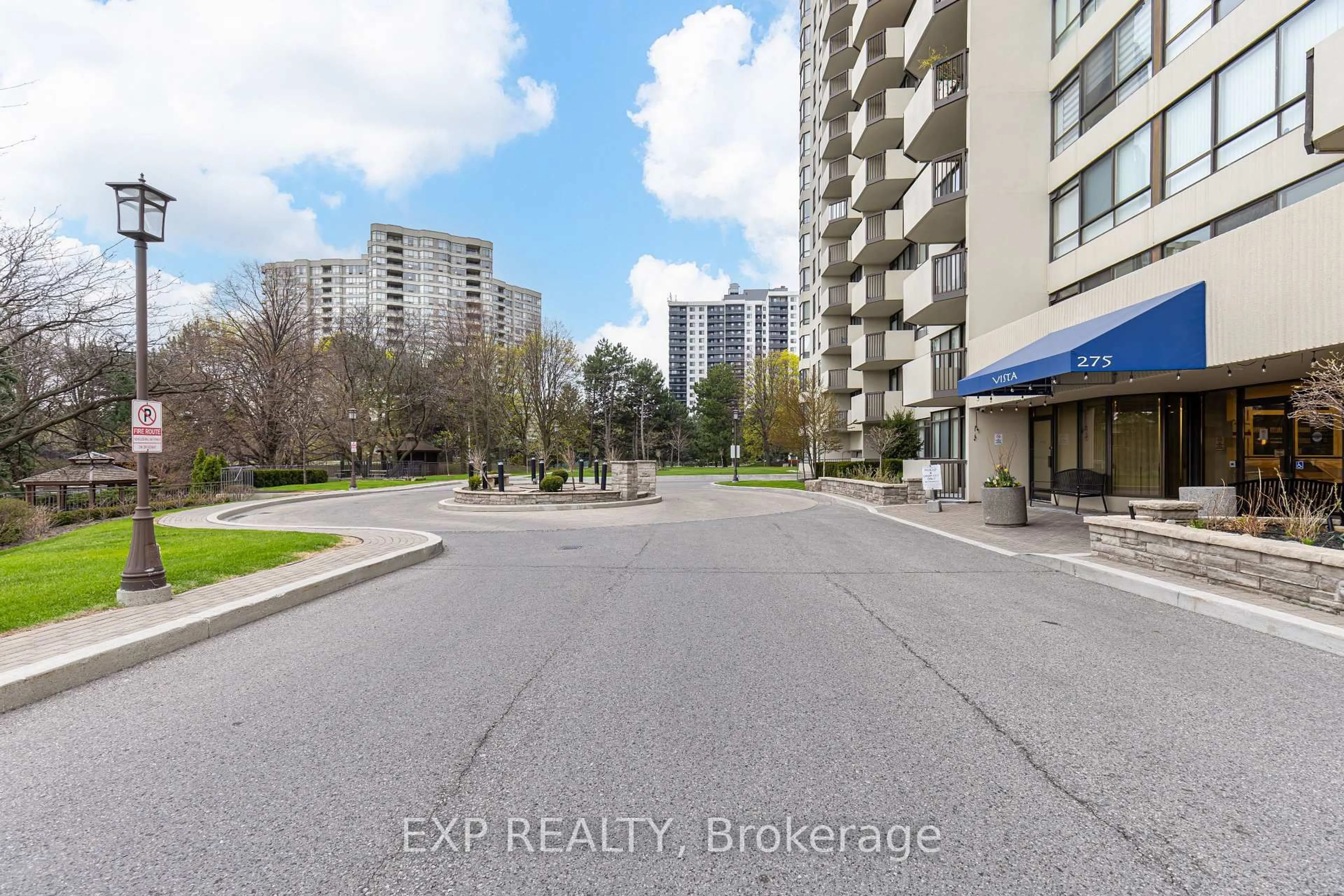 A pic from outside/outdoor area/front of a property/back of a property/a pic from drone, city buildings view from balcony for 275 Bamburgh Circ #1809, Toronto Ontario M1W 3X4